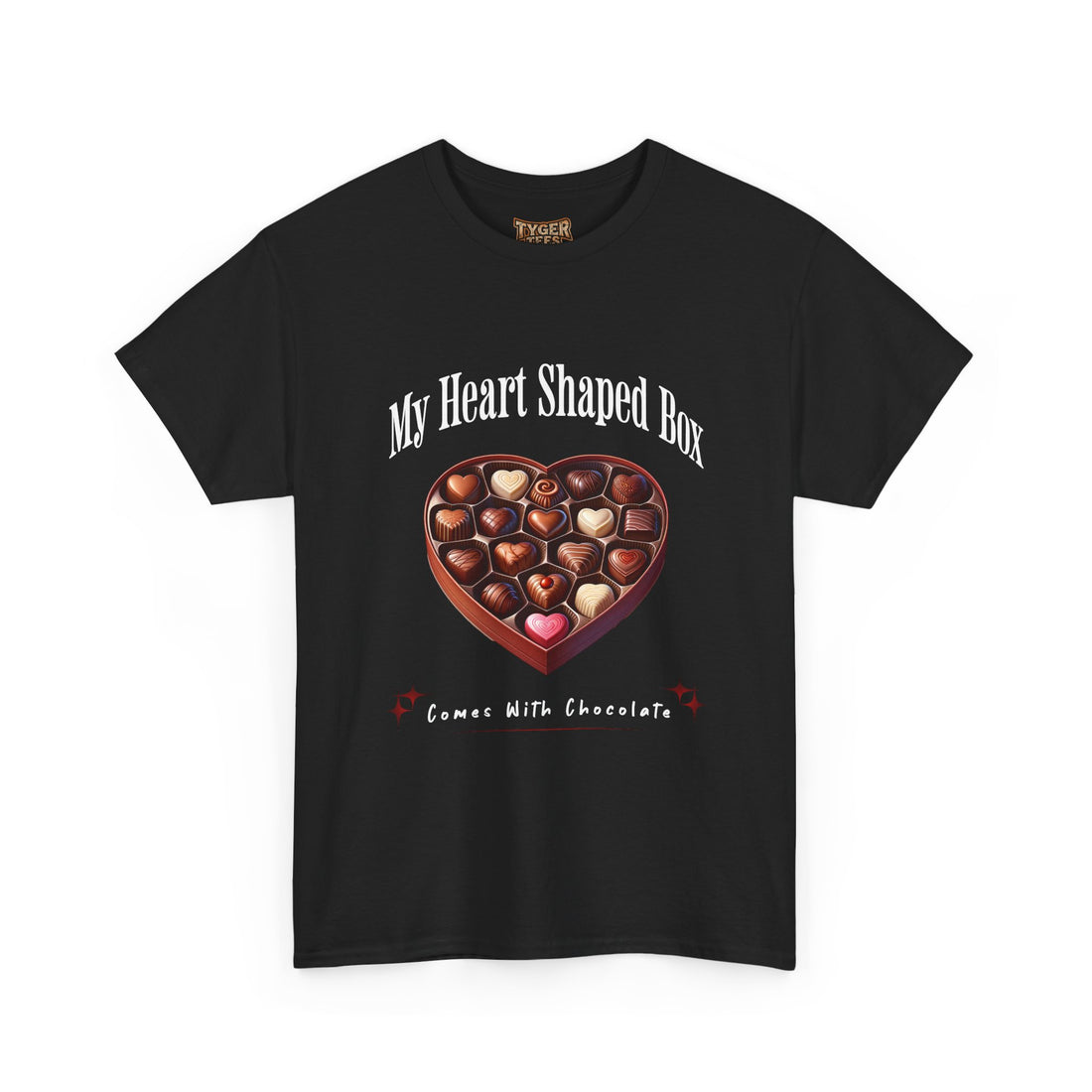 My Heart Shaped Box Comes With Chocolate T-Shirt | 90s Grunge-Inspired Valentine&
