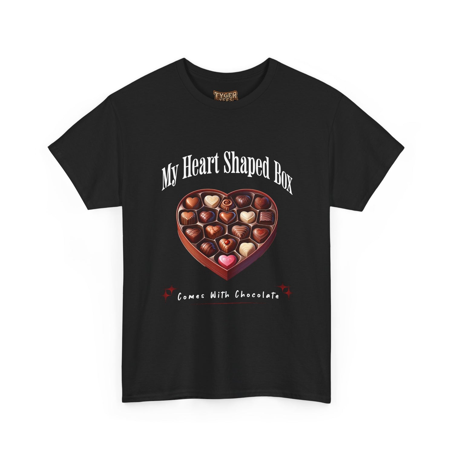 My Heart Shaped Box Comes With Chocolate T-Shirt | 90s Grunge-Inspired Valentine&
