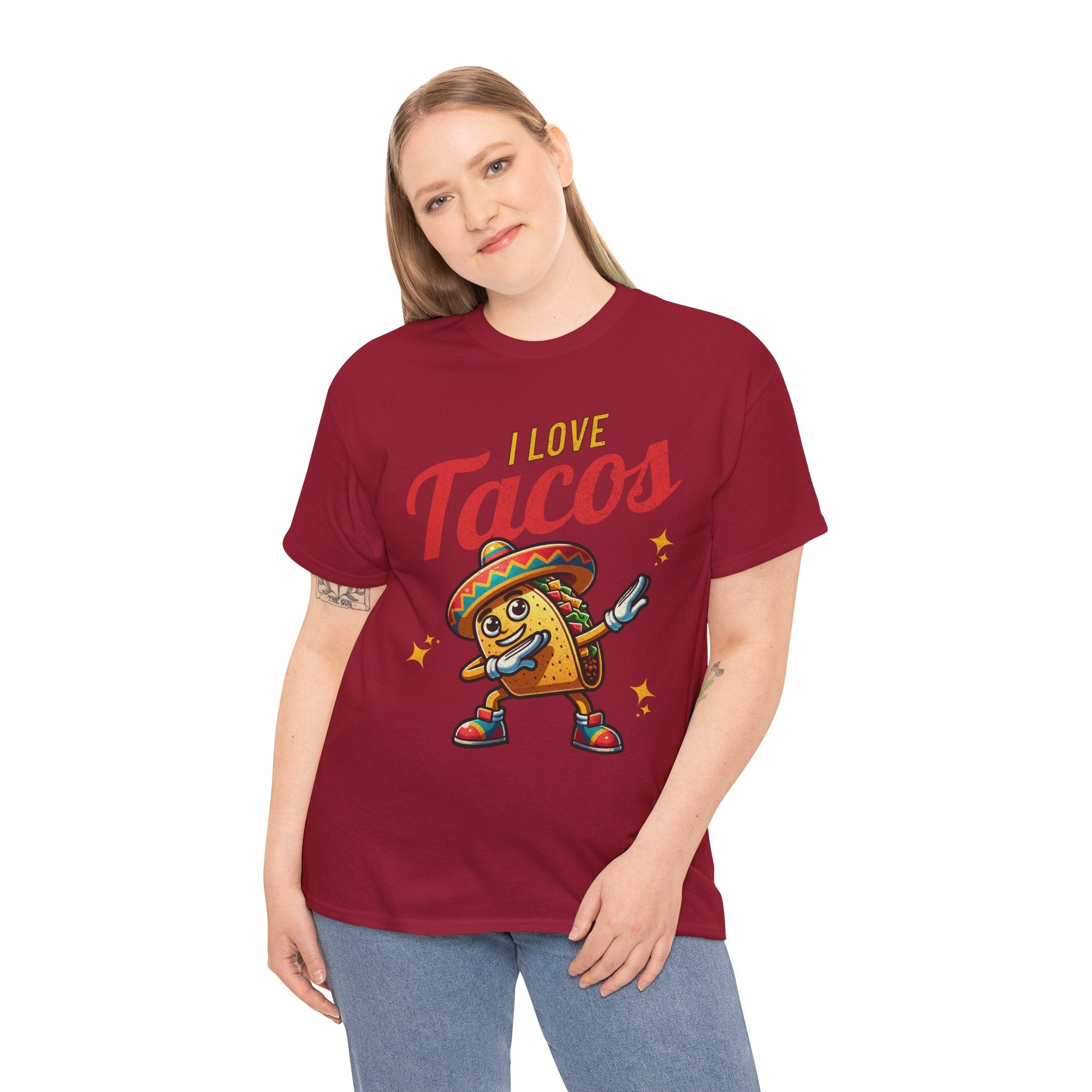 I Love Tacos Tee — Cute Dancing Taco Graphic T-Shirt