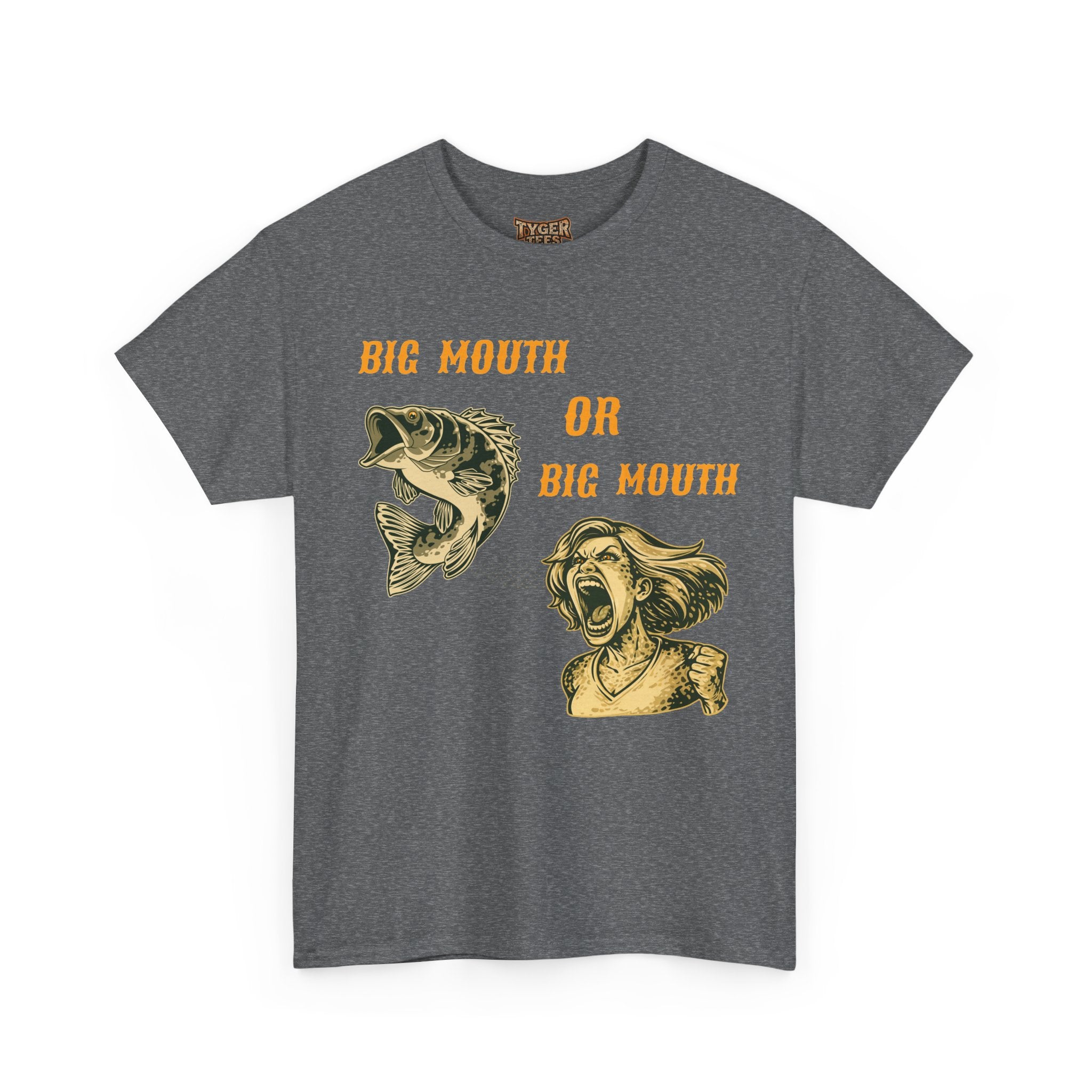 Big Mouth or Big Mouth? Funny Bass Fishing T-Shirt