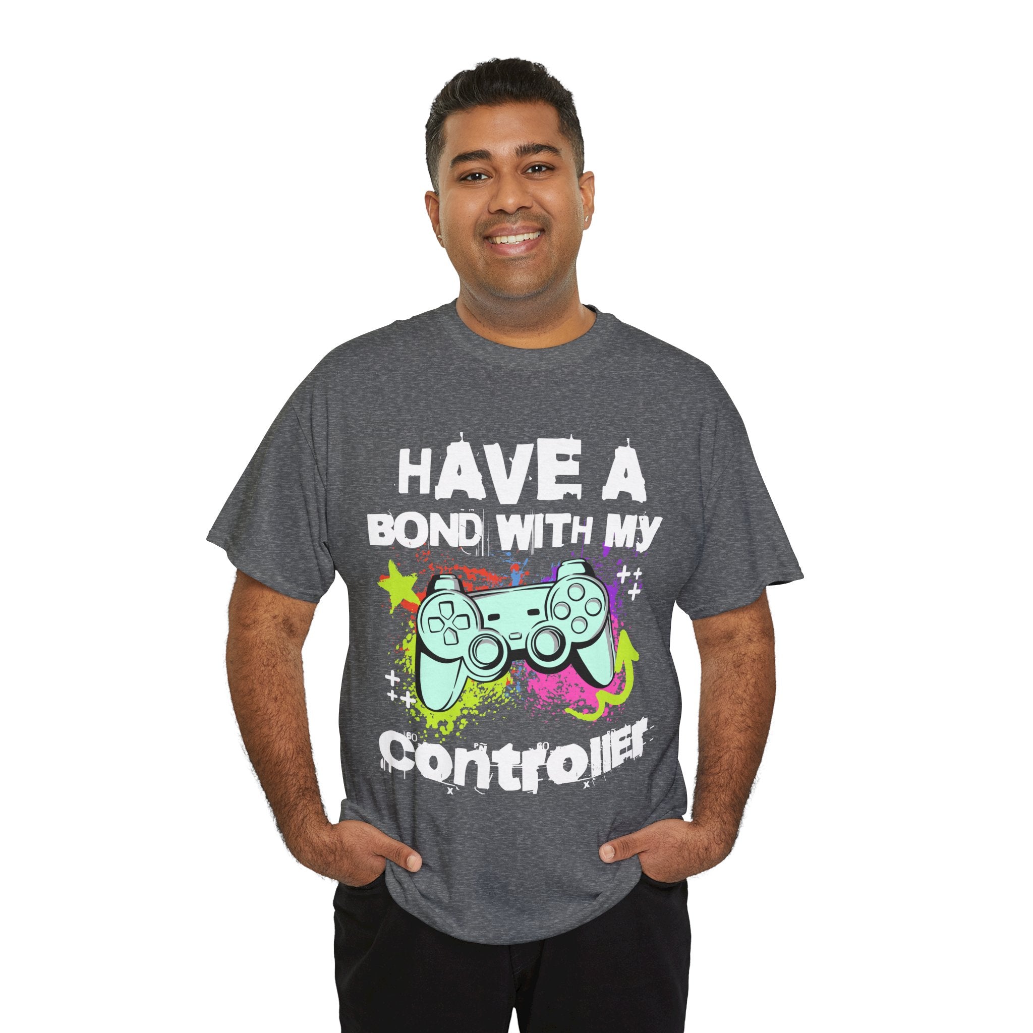 Gamer Controller Tee — "Have a Bond With My Controller" Graphic Shirt