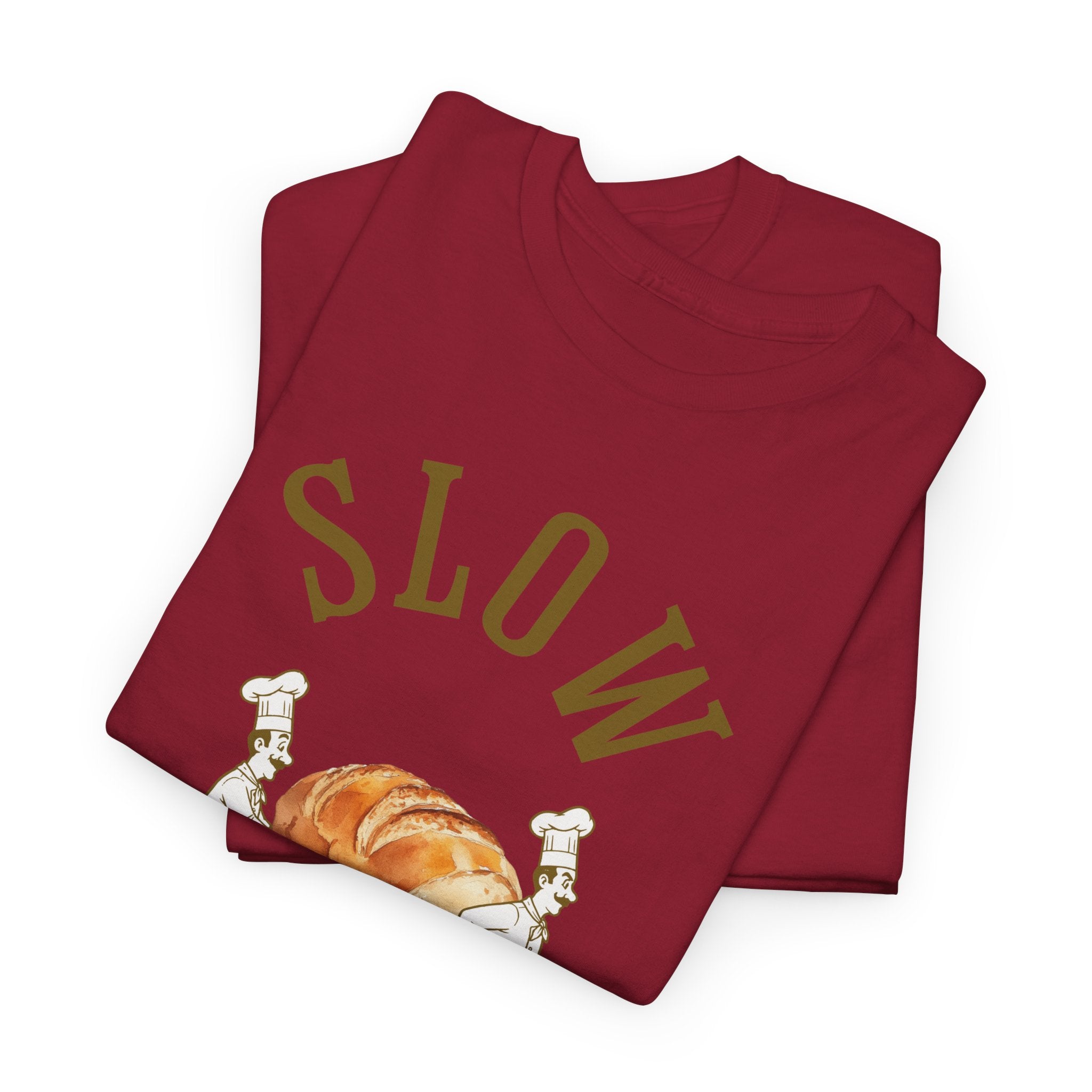 Slow Your Roll T‑Shirt – Funny Bakery Roll Graphic Tee