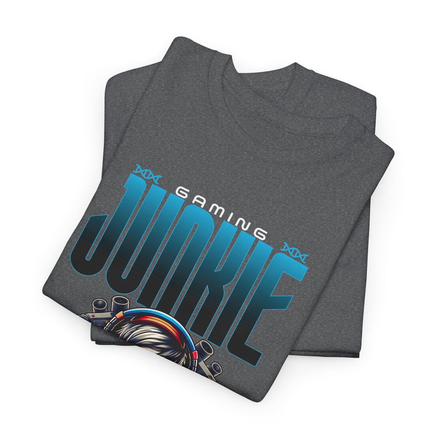 Gaming Junkie Skull Tee — Gamer Skull Controller Graphic T-Shirt