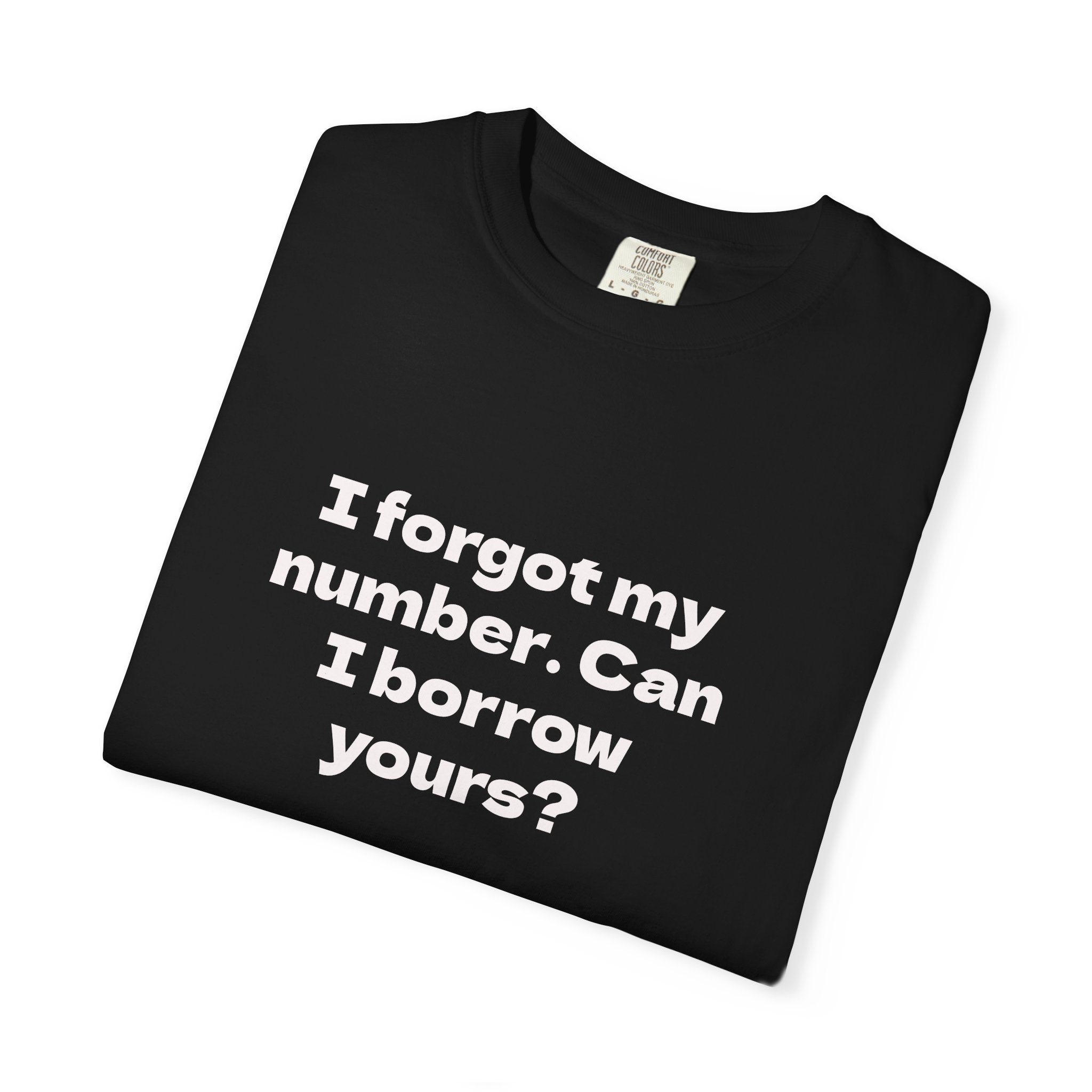 Pick-Up Line Tee - Can I Borrow Your Number