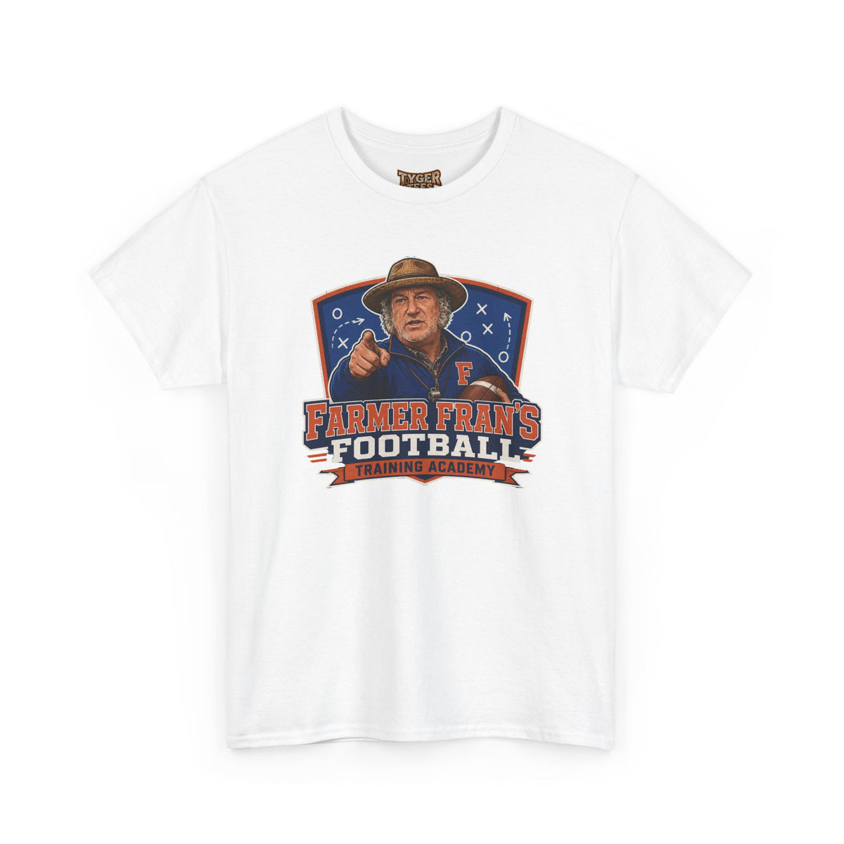 Farmer Fran’s Football Training Academy T-Shirt — Vintage Coach Design