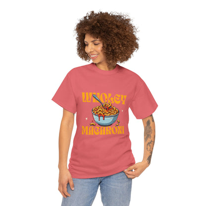 Wholey Macaroni Unisex Tee, Funny T-Shirt, Casual Graphic Shirt, Gift for Pasta Lovers, Foodie Apparel, Comfortable Everyday Wear