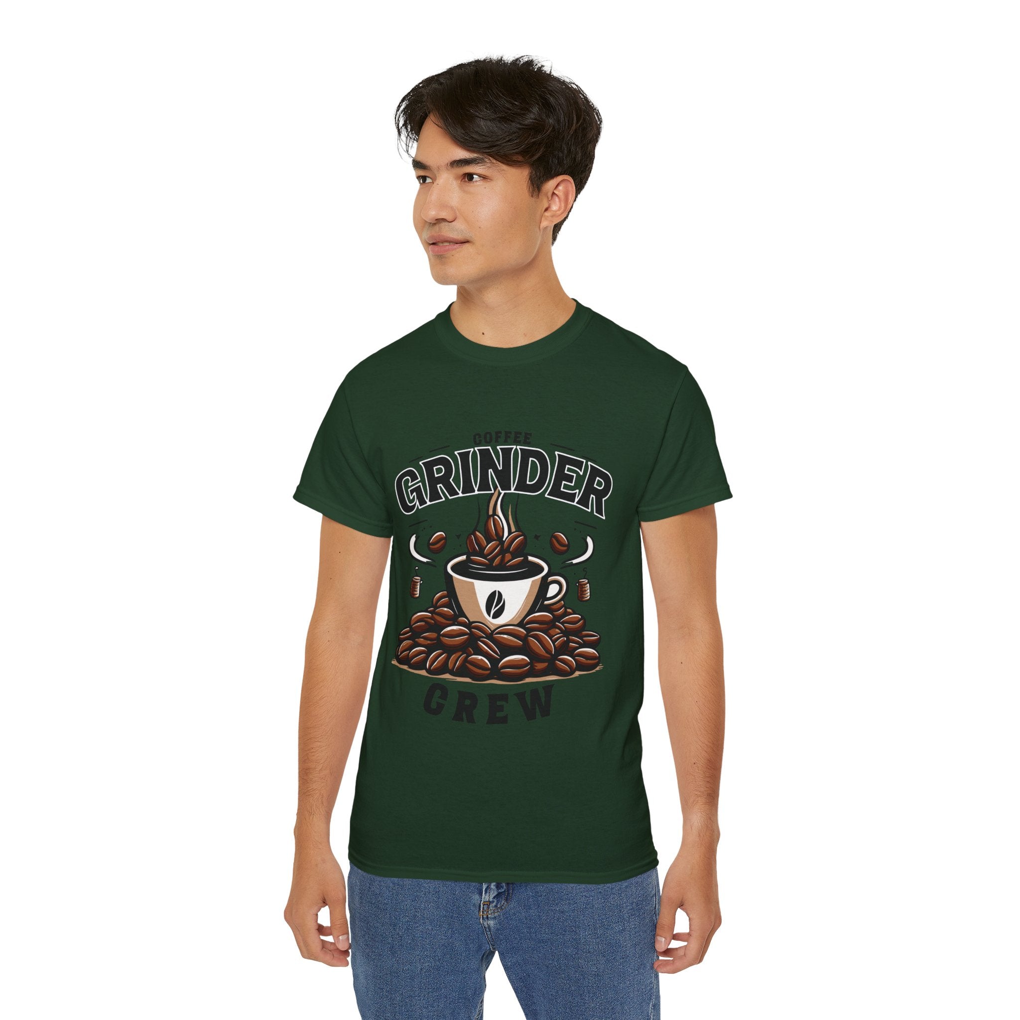 Coffee Grinder Unisex Cotton Tee