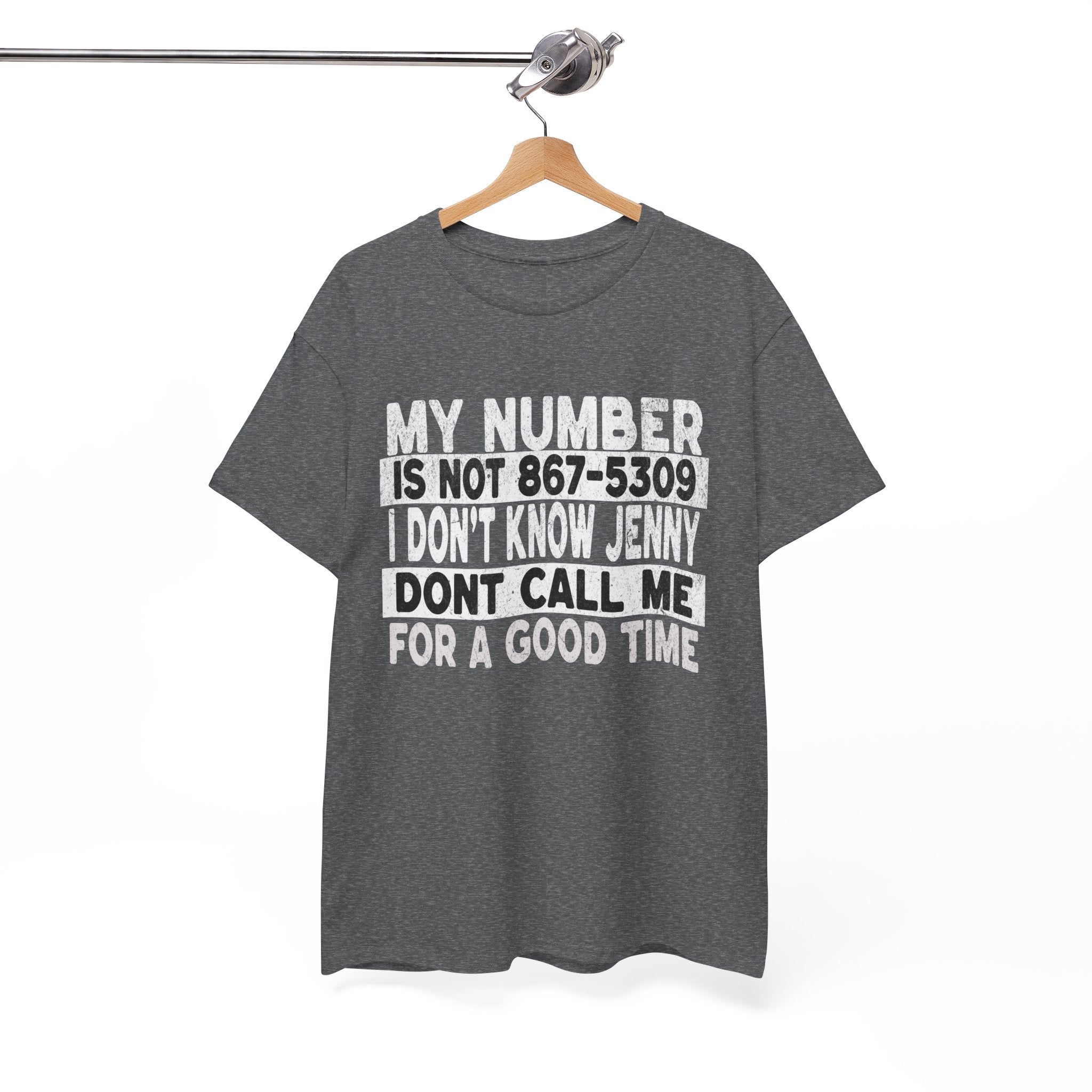 Funny 867-5309 Jenny Unisex Cotton Tee