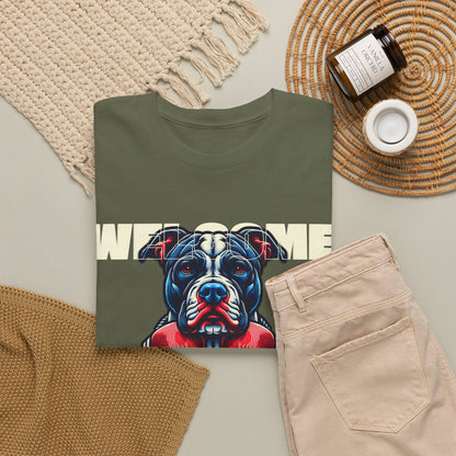 Dog Fight Boxing Dog T-Shirt — Welcome To The Dog Fight Graphic Tee