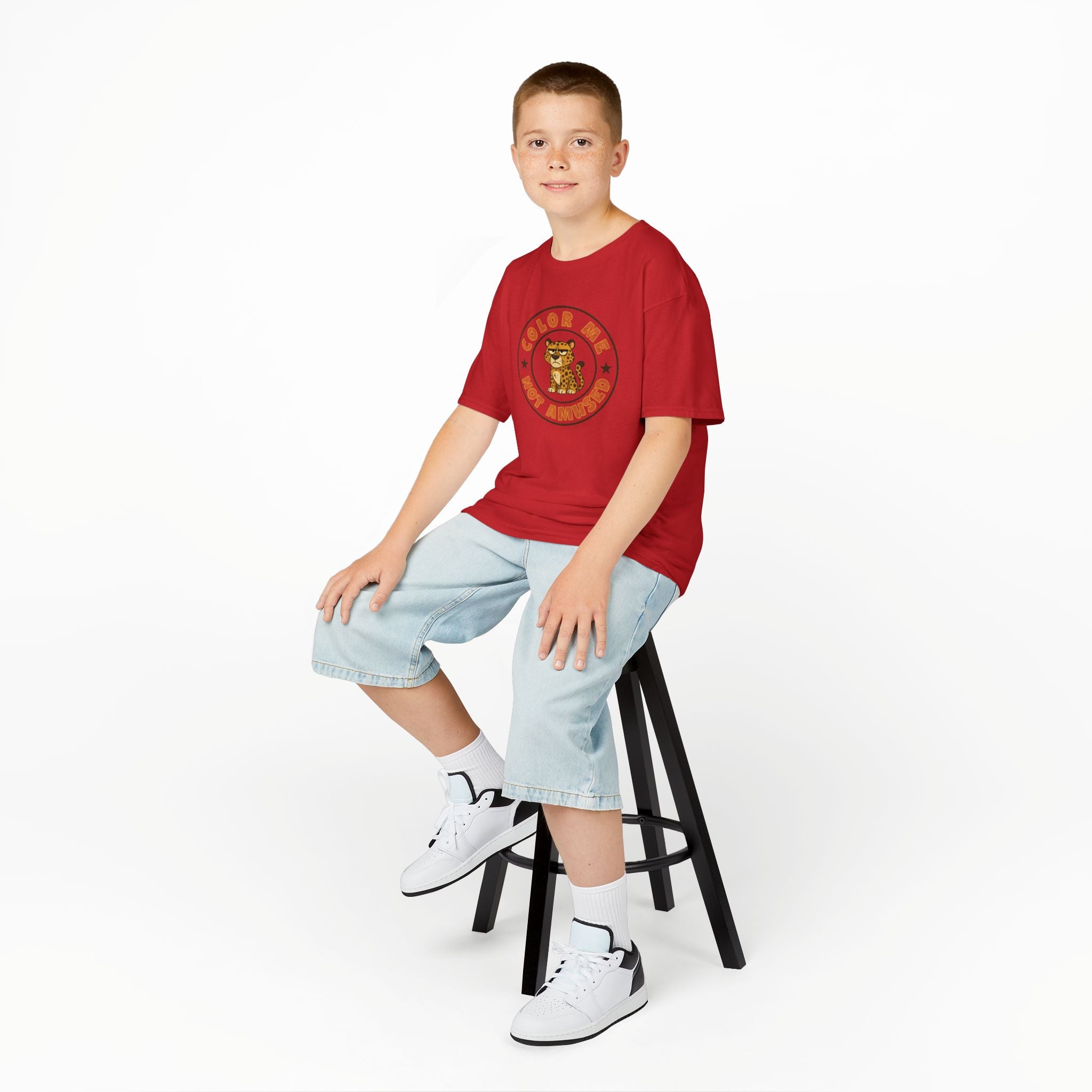 Kids Tee — Color Me Not Amused - Jaguar
