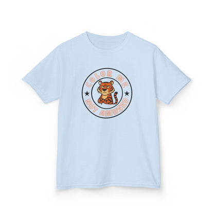 Kids Tee — Color Me Not Amused - Tiger