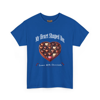 My Heart Shaped Box Comes With Chocolate T-Shirt | 90s Grunge-Inspired Valentine&
