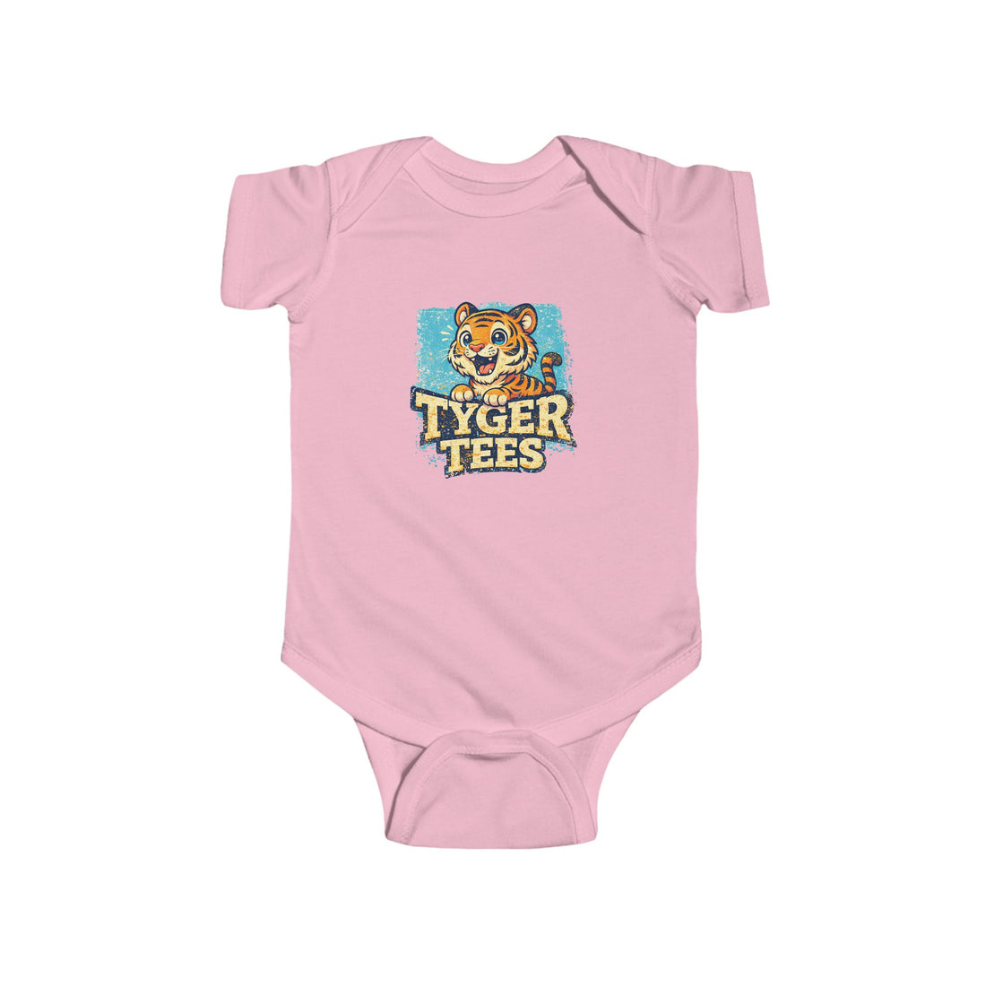 Tyger Tees Baby Bodysuit — Cute Retro Tiger Graphic Infant Onesie