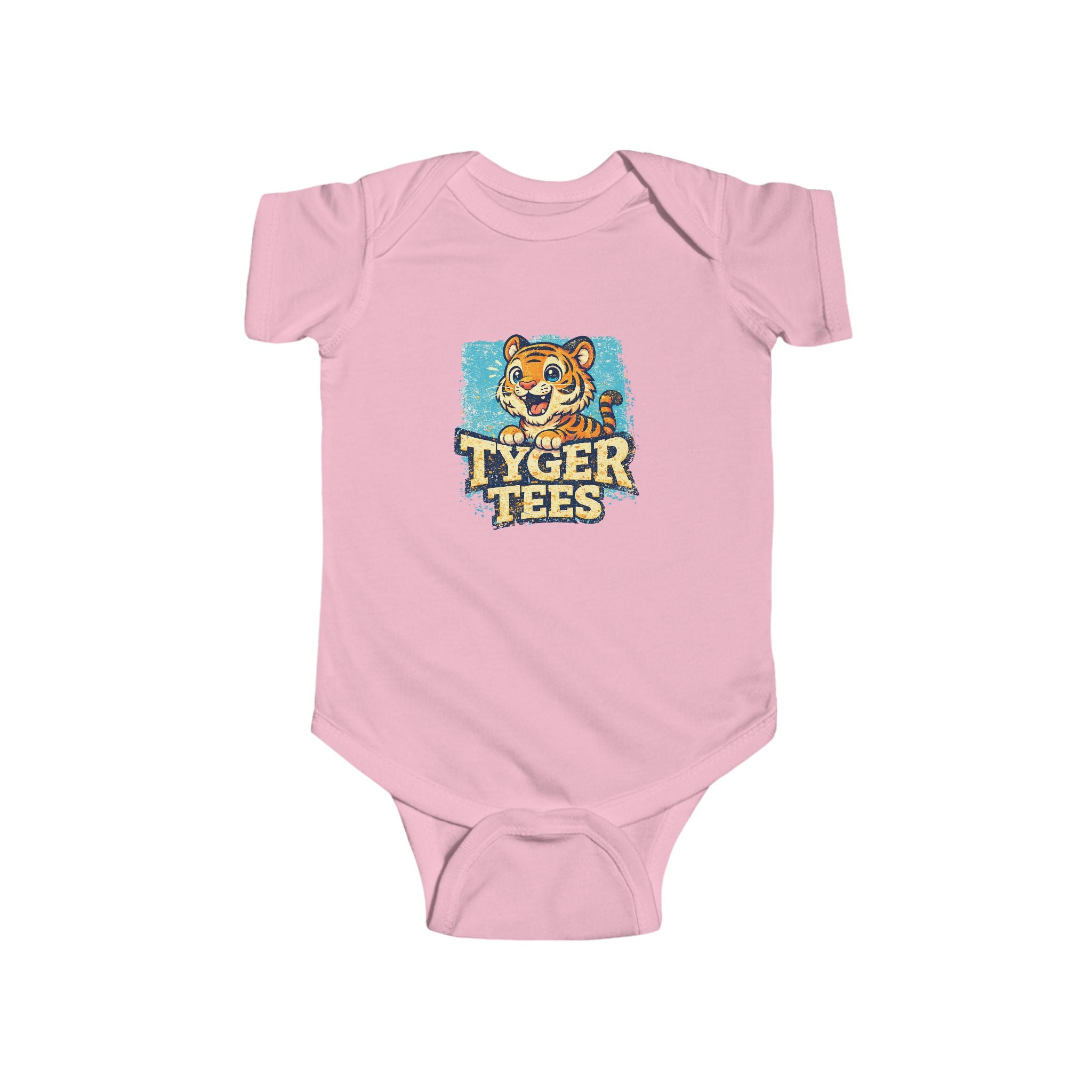 Tyger Tees Baby Bodysuit — Cute Retro Tiger Graphic Infant Onesie
