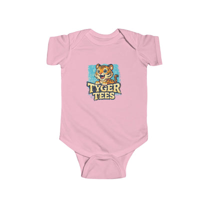 Tyger Tees Baby Bodysuit — Cute Retro Tiger Graphic Infant Onesie