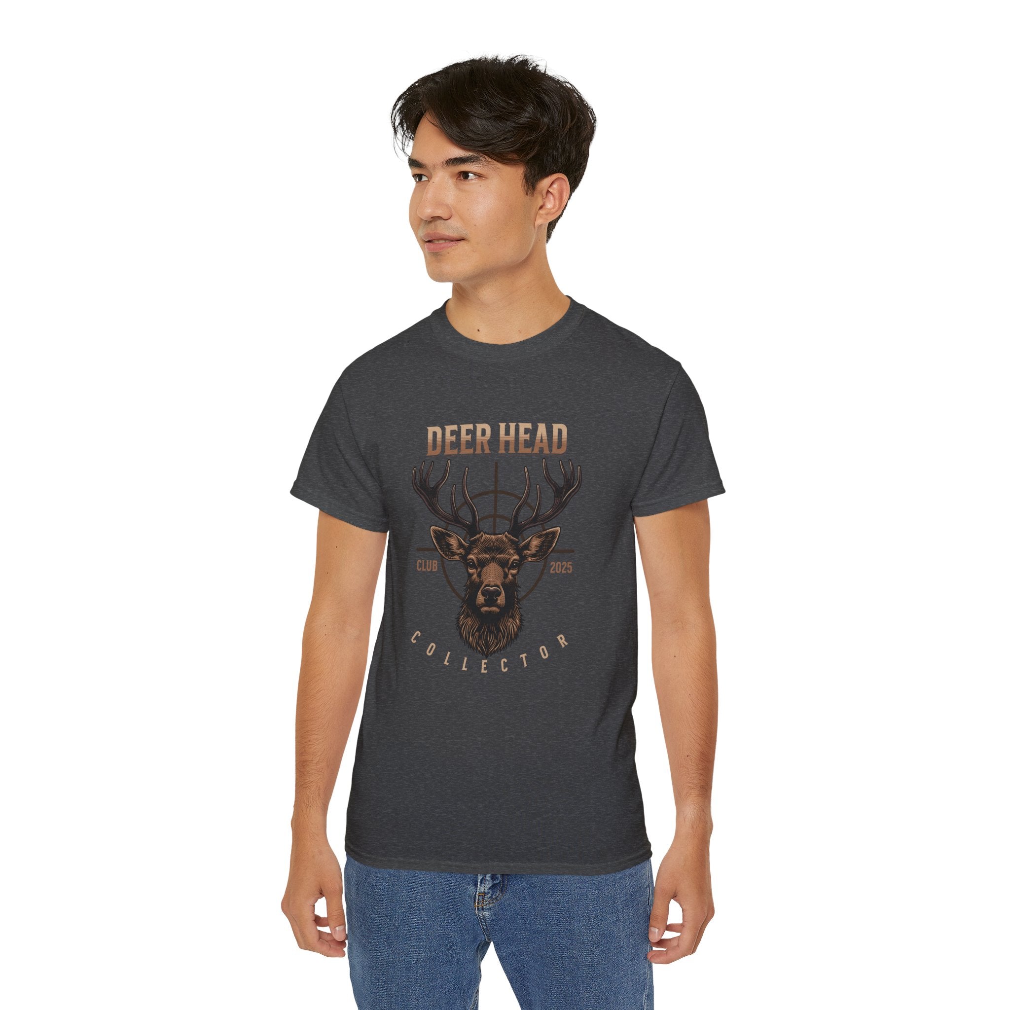 Deer Head Collector Cotton Hunting Tee
