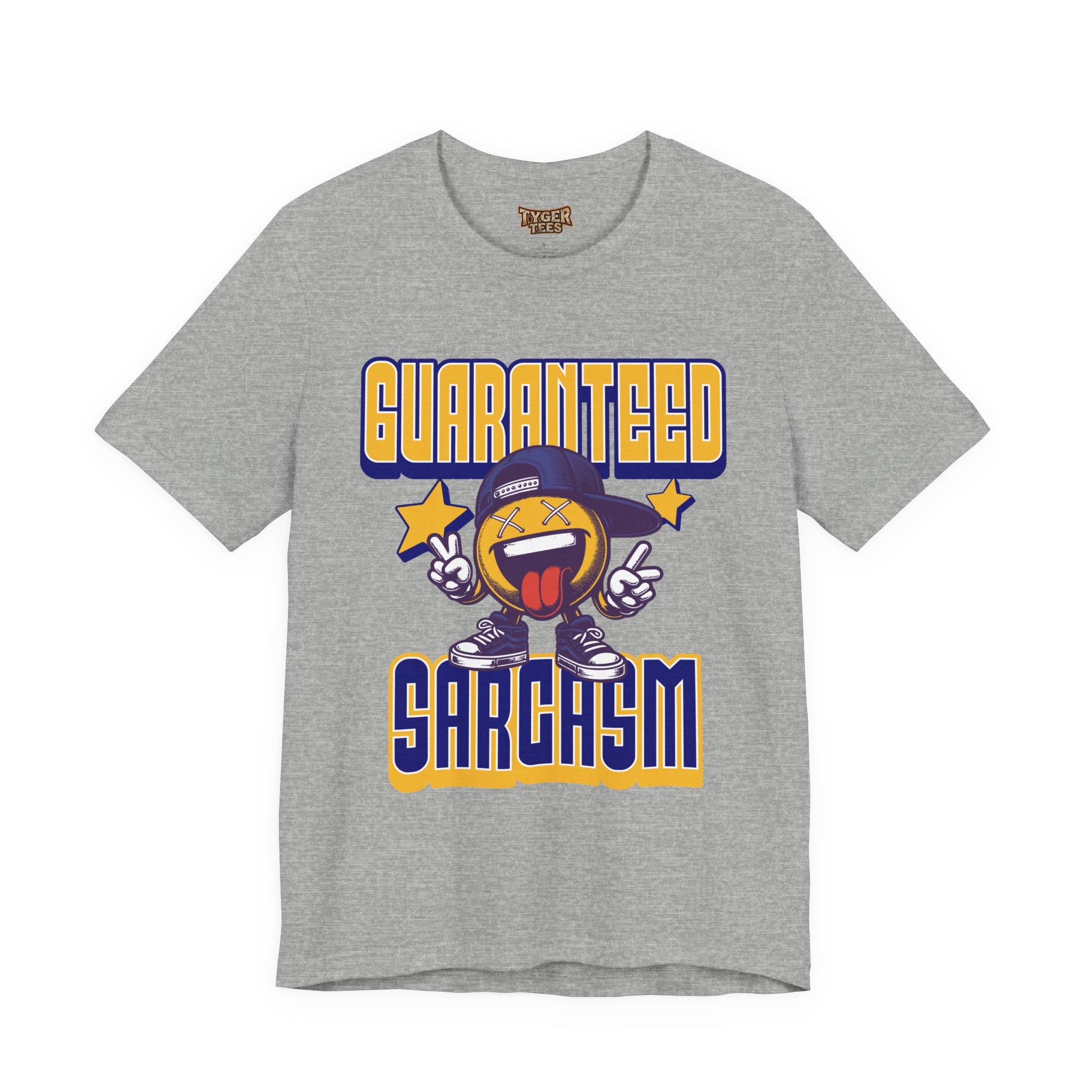Guaranteed Sarcasm – Funny Smiley Face T-Shirt