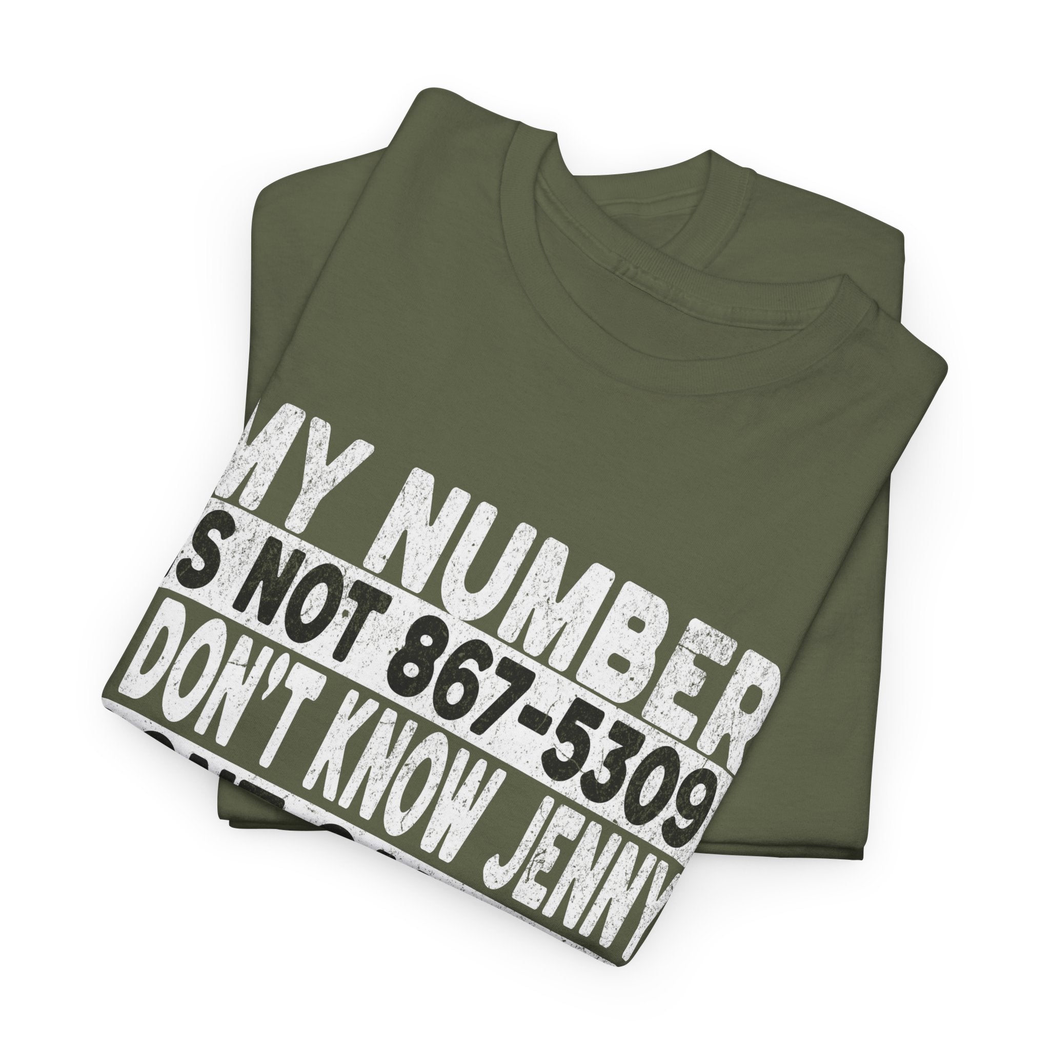 Funny 867-5309 Jenny Unisex Cotton Tee
