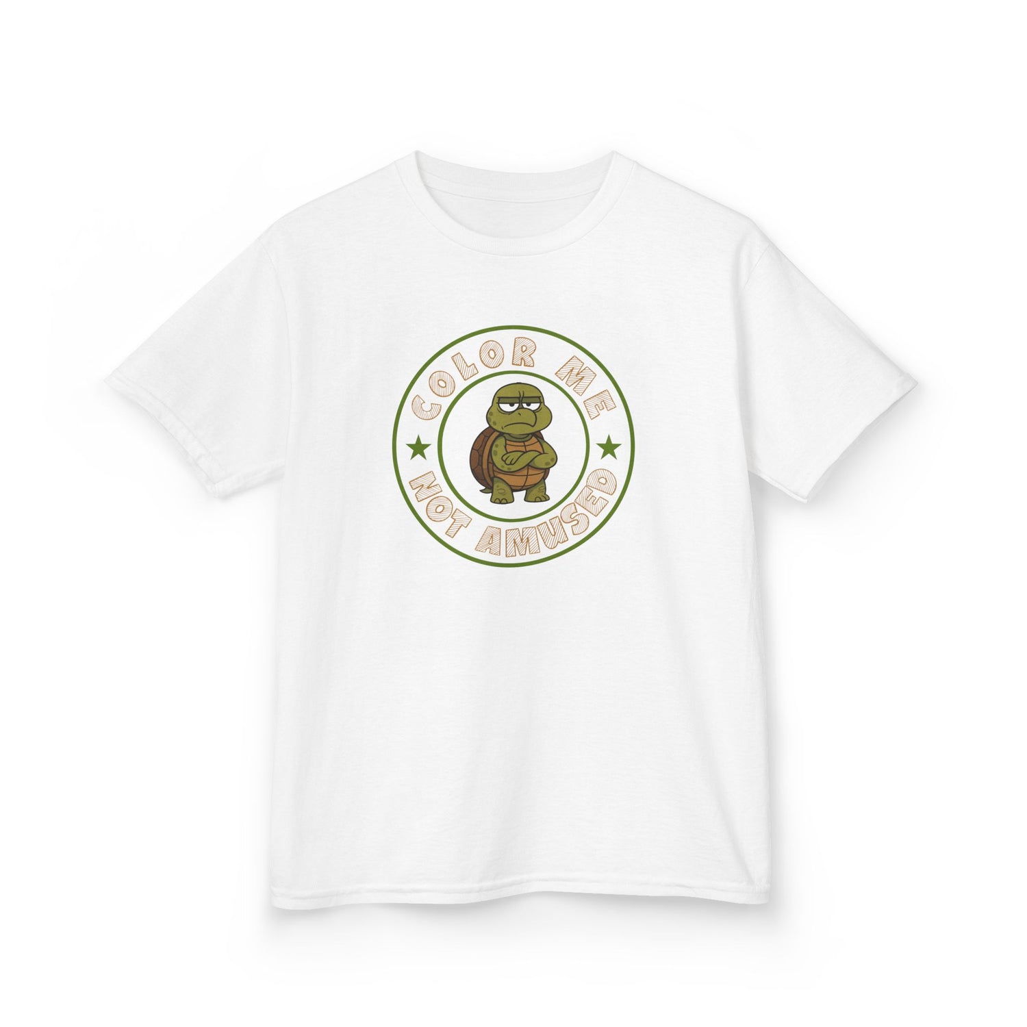 Kids Tee — Color Me Not Amused - Turtle