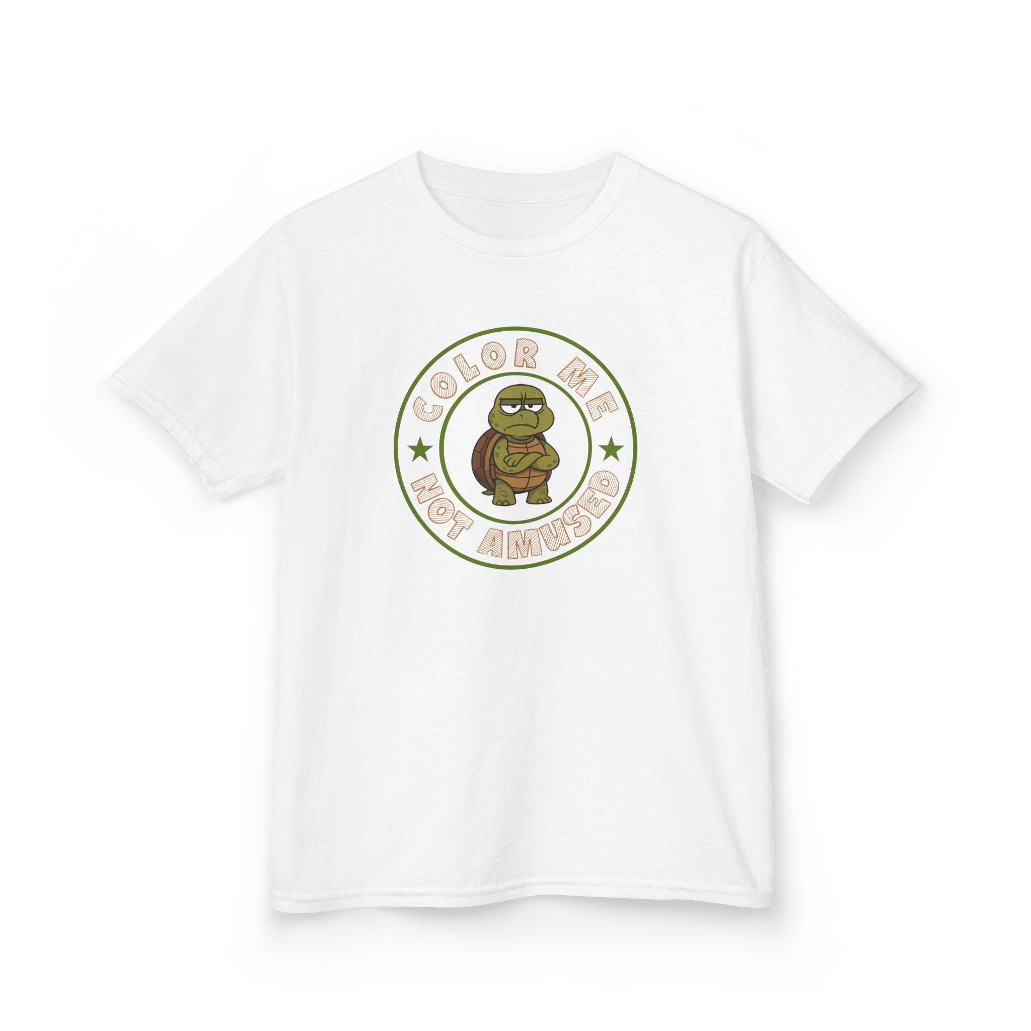 Kids Tee — Color Me Not Amused - Turtle