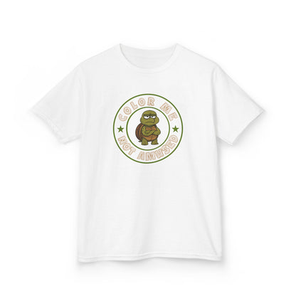 Kids Tee — Color Me Not Amused - Turtle