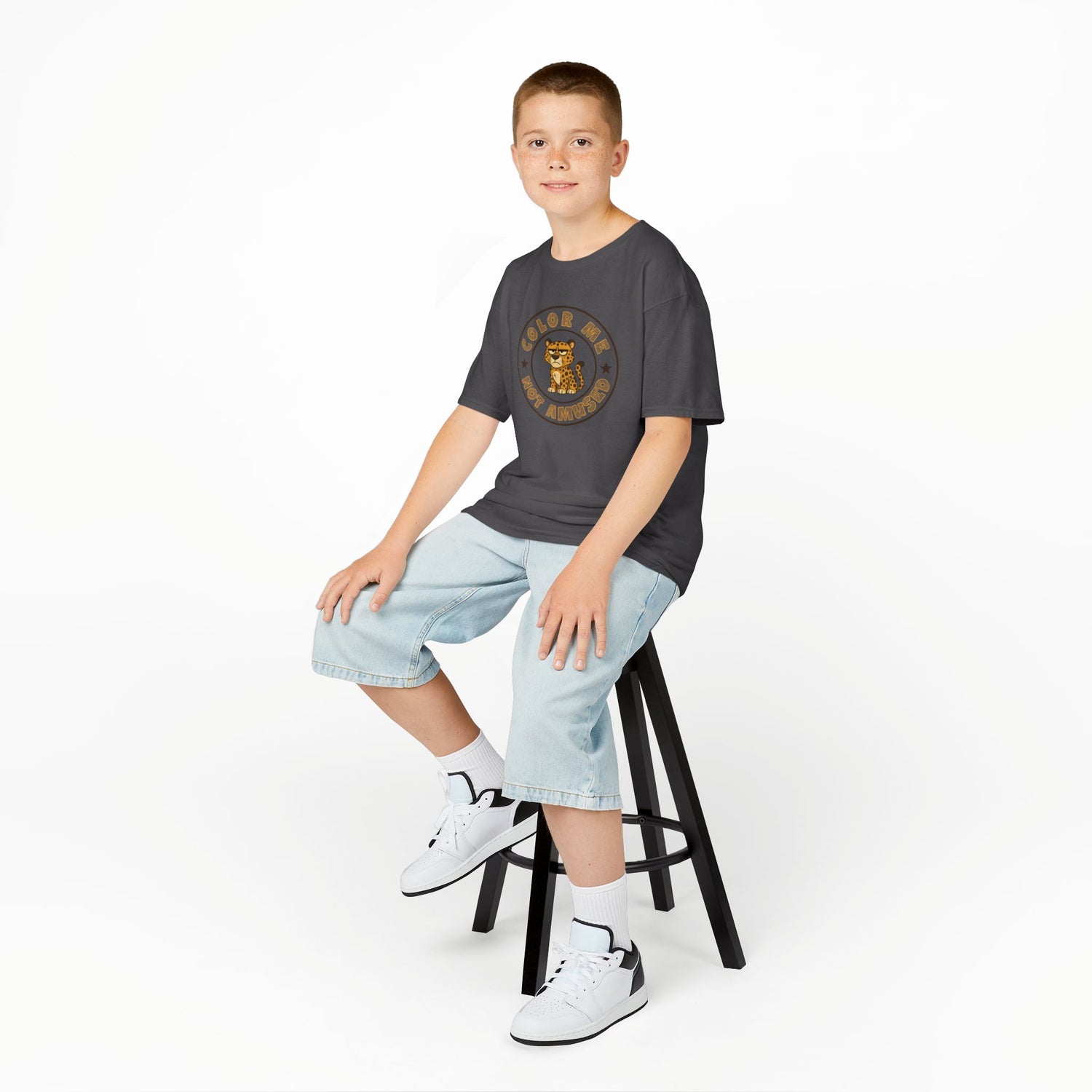 Kids Tee — Color Me Not Amused - Jaguar