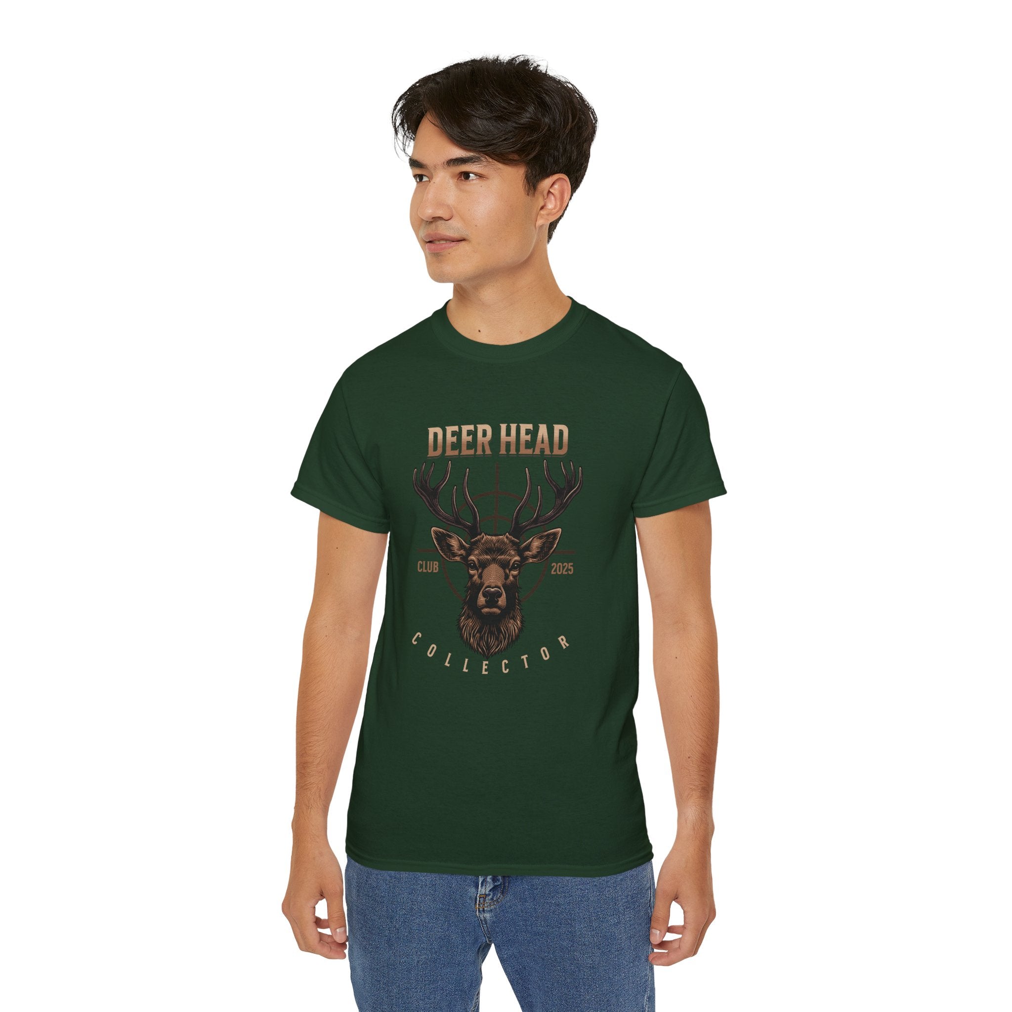 Deer Head Collector Cotton Hunting Tee