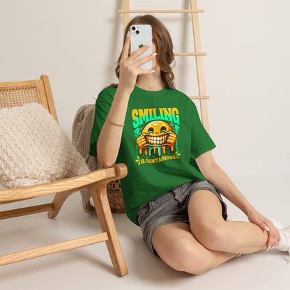 Smiling Is Contagious – Happy Smiley Face T-Shirt