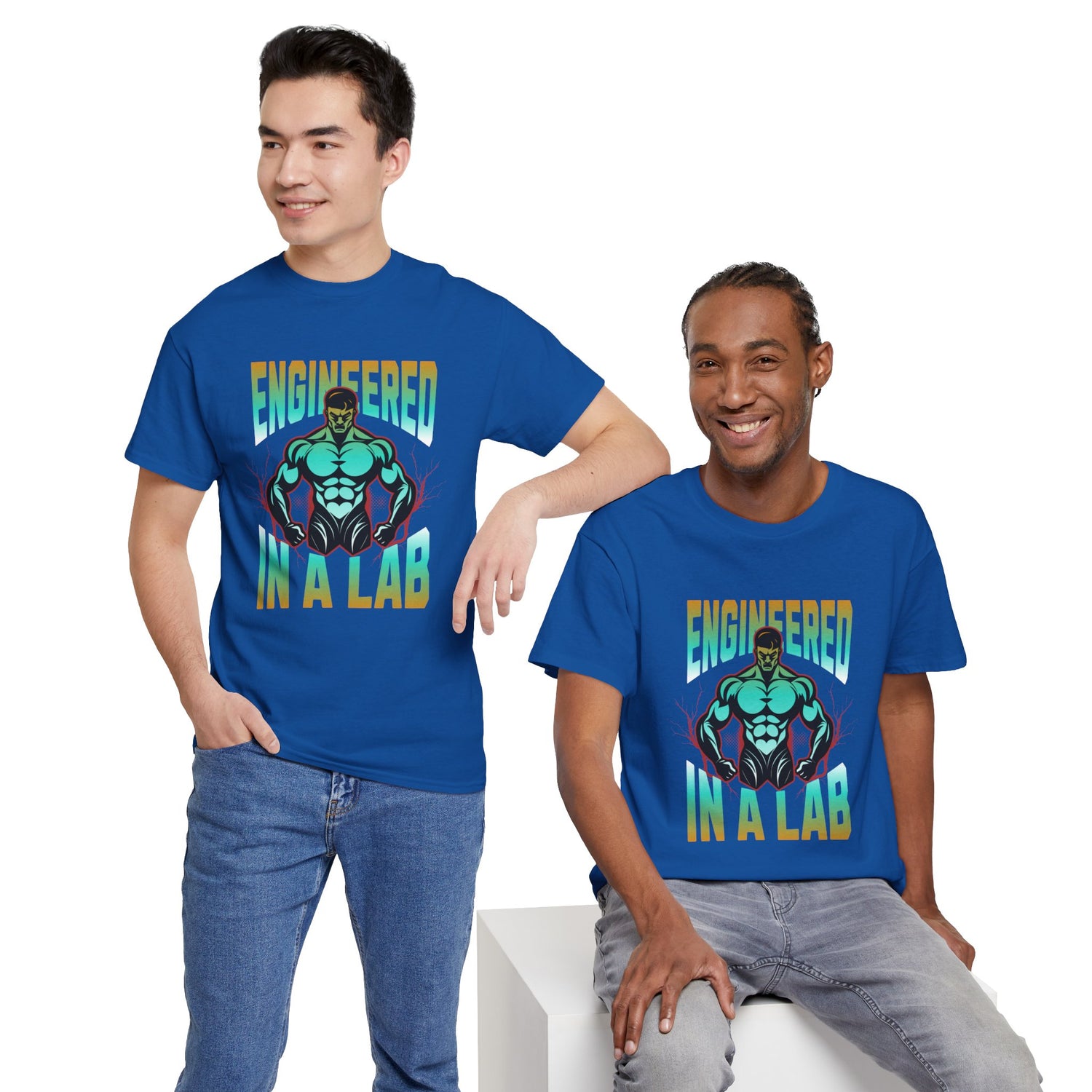 Engineered in a Lab T-Shirt — Muscle Science Gym Tee