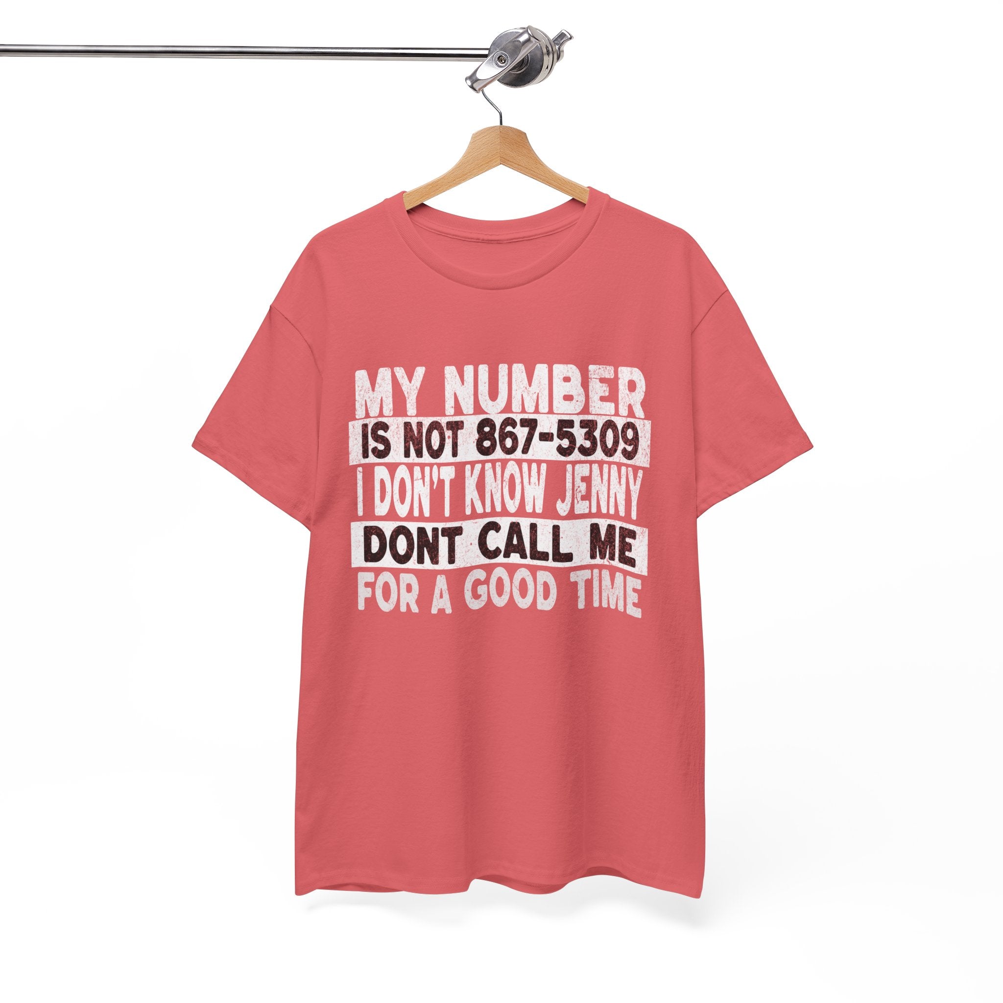 Funny 867-5309 Jenny Unisex Cotton Tee