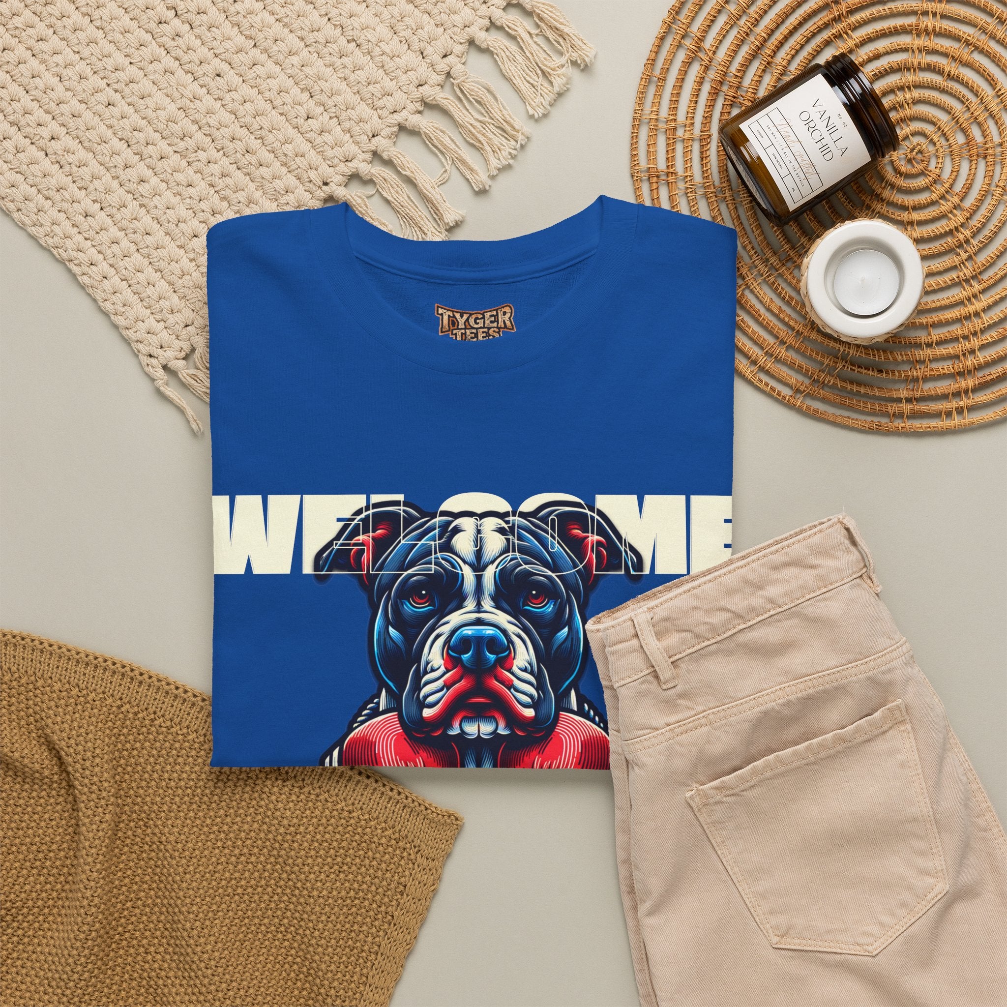 Dog Fight Boxing Dog T-Shirt — Welcome To The Dog Fight Graphic Tee