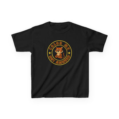 Kids Tee — Color Me Not Amused - Tiger