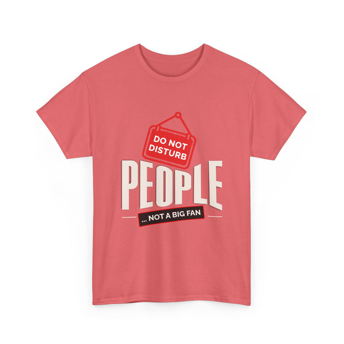Do Not Disturb People T-Shirt — “People Not a Big Fan” Funny Anti-Social Tee