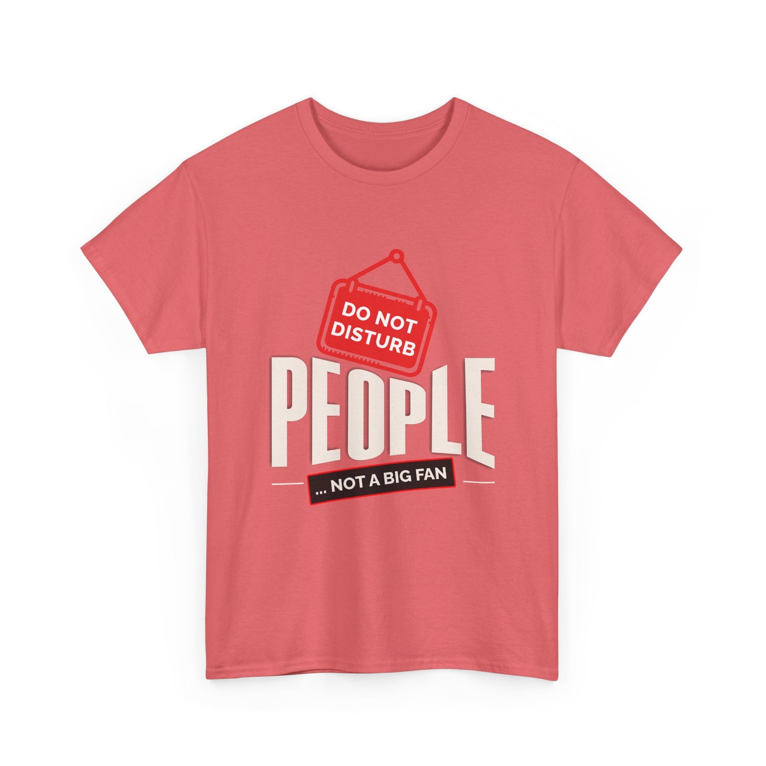 Do Not Disturb People T-Shirt — “People Not a Big Fan” Funny Anti-Social Tee