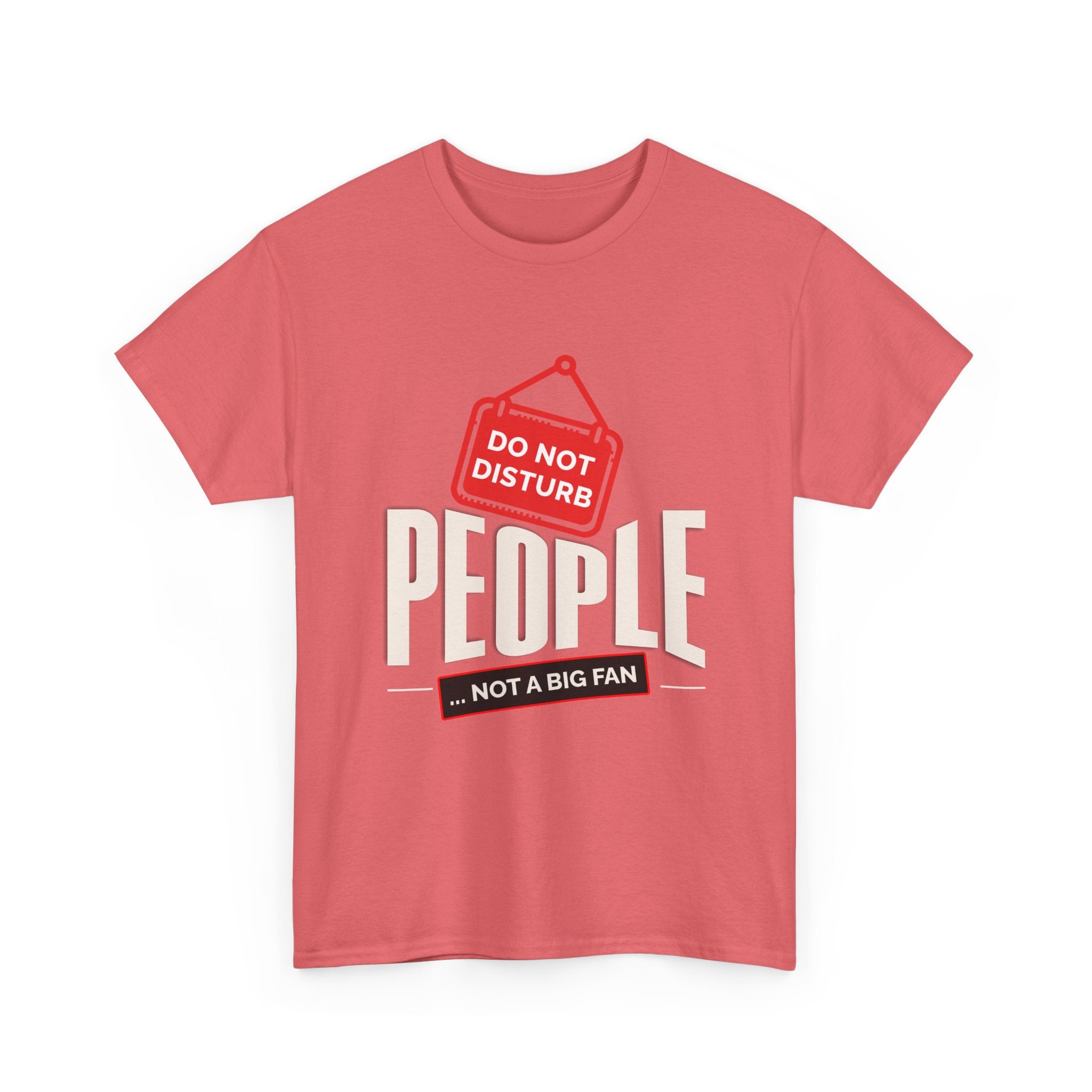 Do Not Disturb People T-Shirt — “People Not a Big Fan” Funny Anti-Social Tee