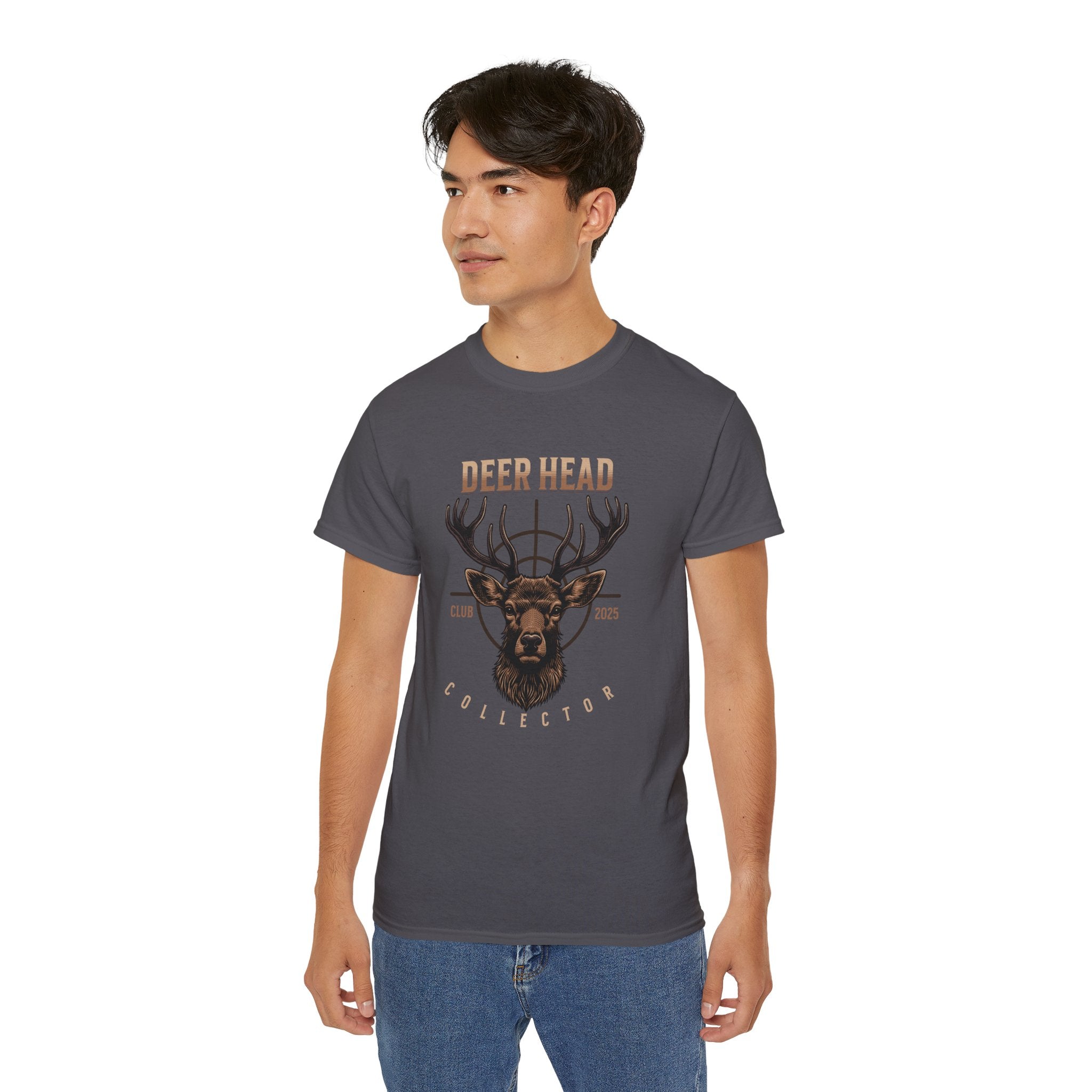 Deer Head Collector Cotton Hunting Tee