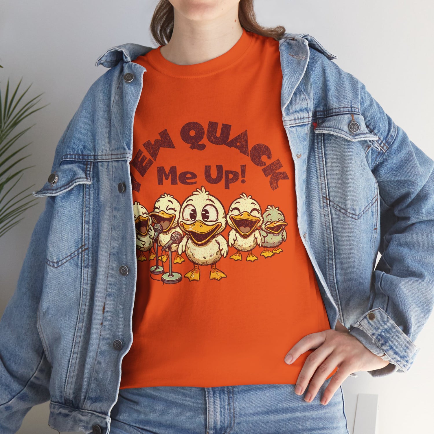 Yew Quack Me Up - Funny Duck Tee