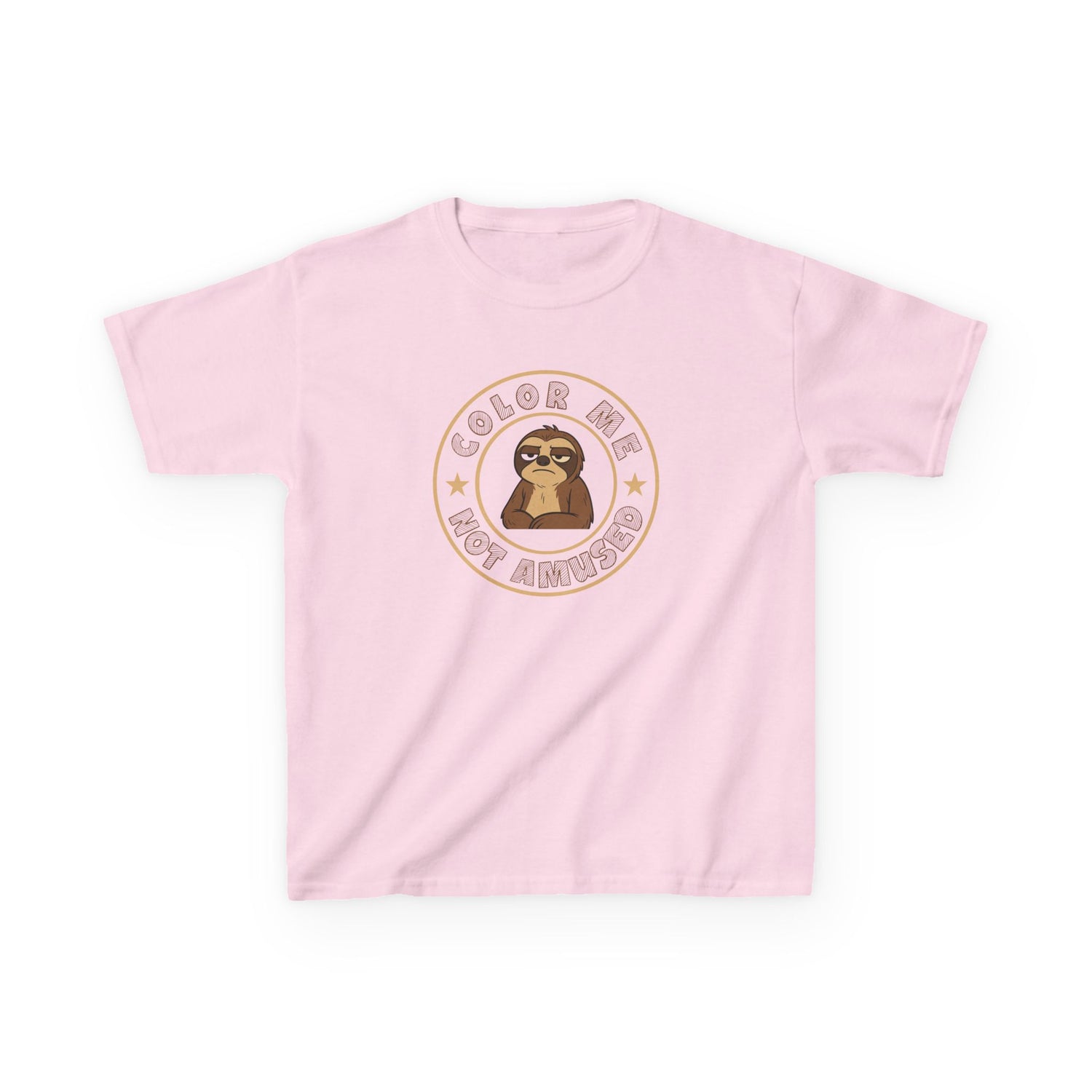 Kids Tee — Color Me Not Amused -  Sloth