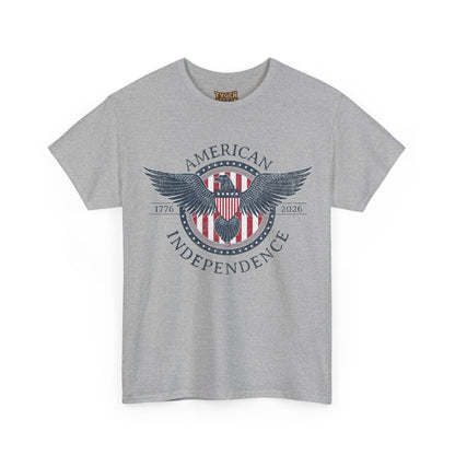 Independence Eagle Tee — American Independence 1776–2026 Vintage Flag Shirt