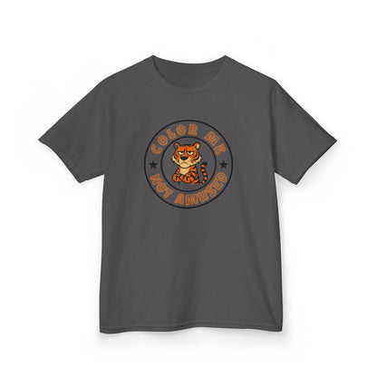 Kids Tee — Color Me Not Amused - Tiger