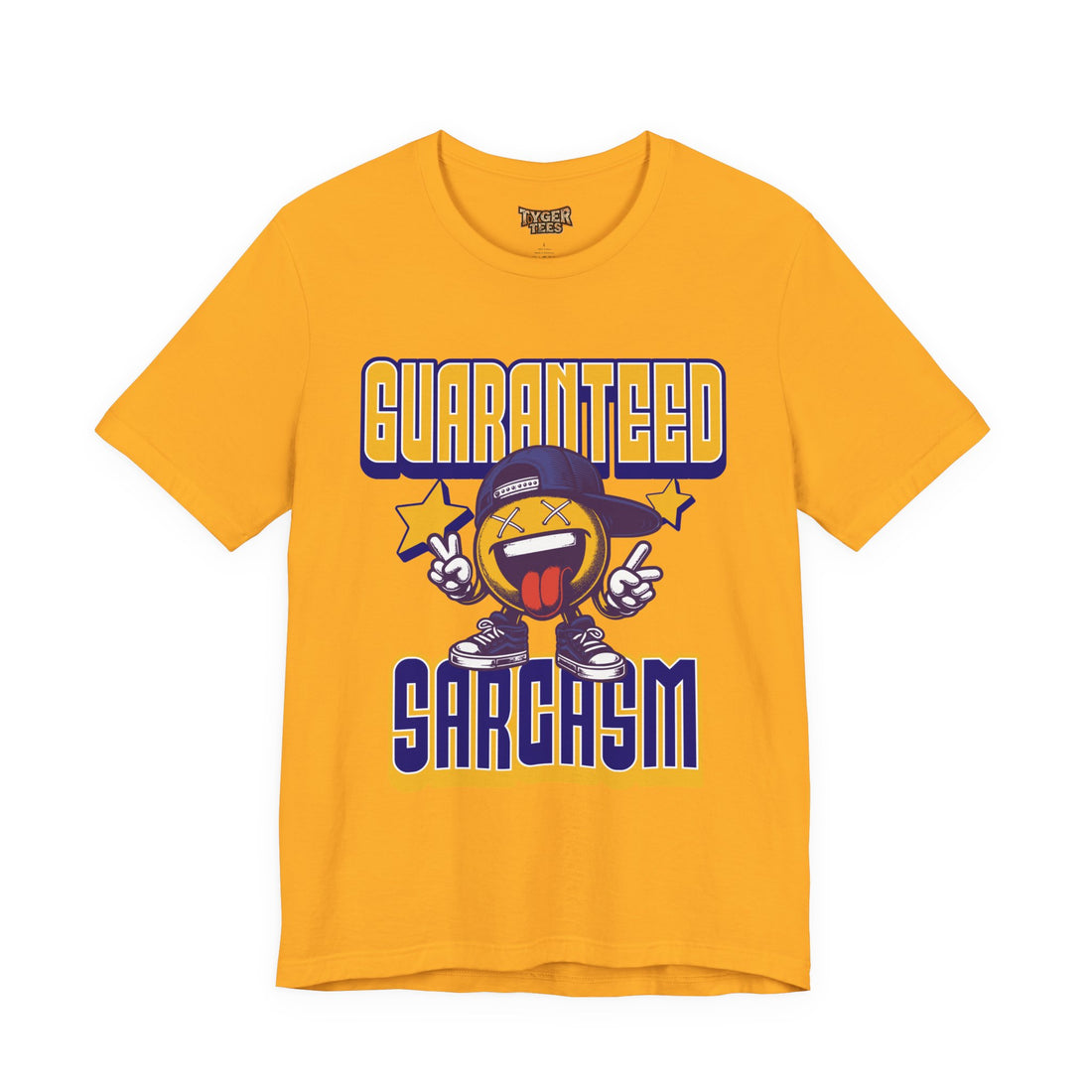 Guaranteed Sarcasm – Funny Smiley Face T-Shirt