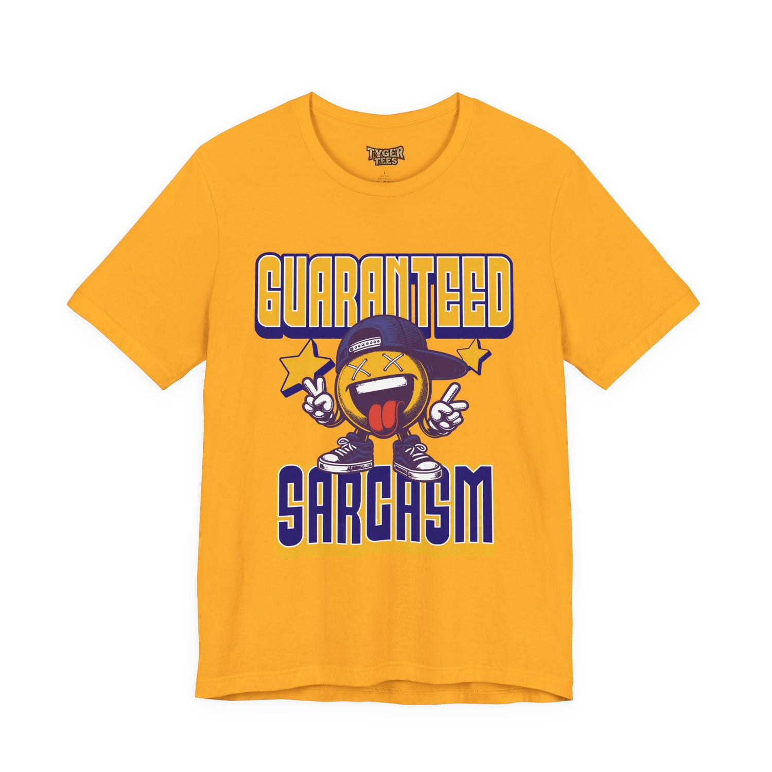 Guaranteed Sarcasm – Funny Smiley Face T-Shirt