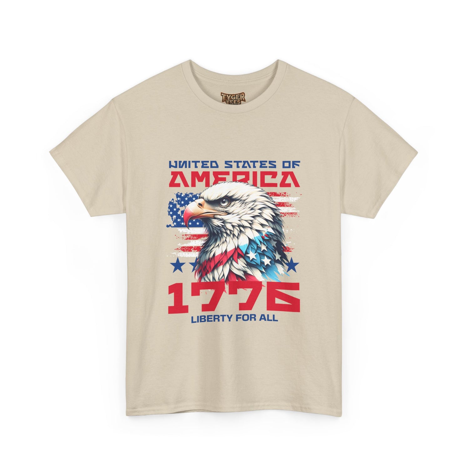 1776 Liberty For All T-Shirt — Patriotic American Eagle Independence Day Tee