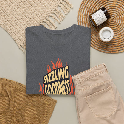 Sizzling Goodness Breakfast T-Shirt — Bacon &amp; Egg Cartoon Tee