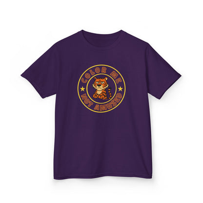 Kids Tee — Color Me Not Amused - Tiger