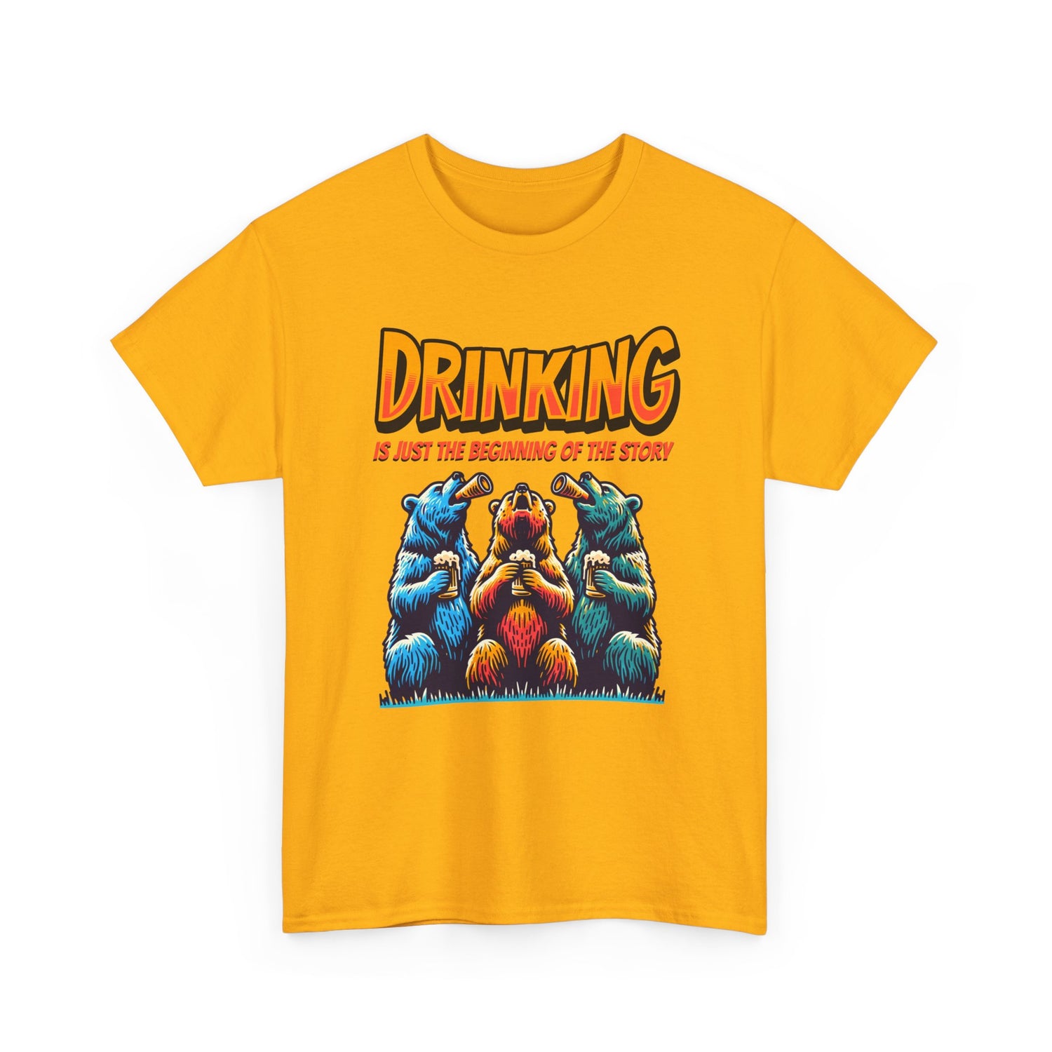 Drinking Is Just the Beginning Graphic Tee — Funny Party T-Shirt