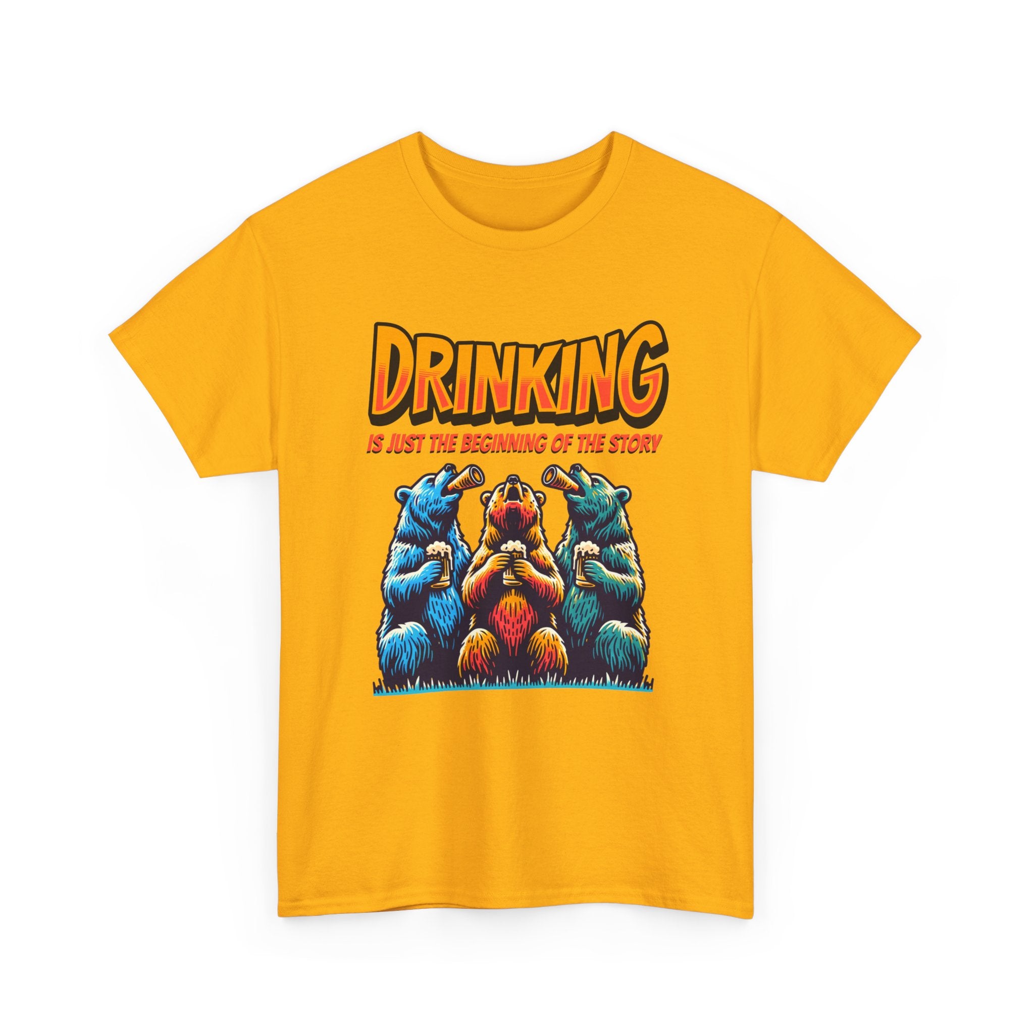 Drinking Is Just the Beginning Graphic Tee — Funny Party T-Shirt
