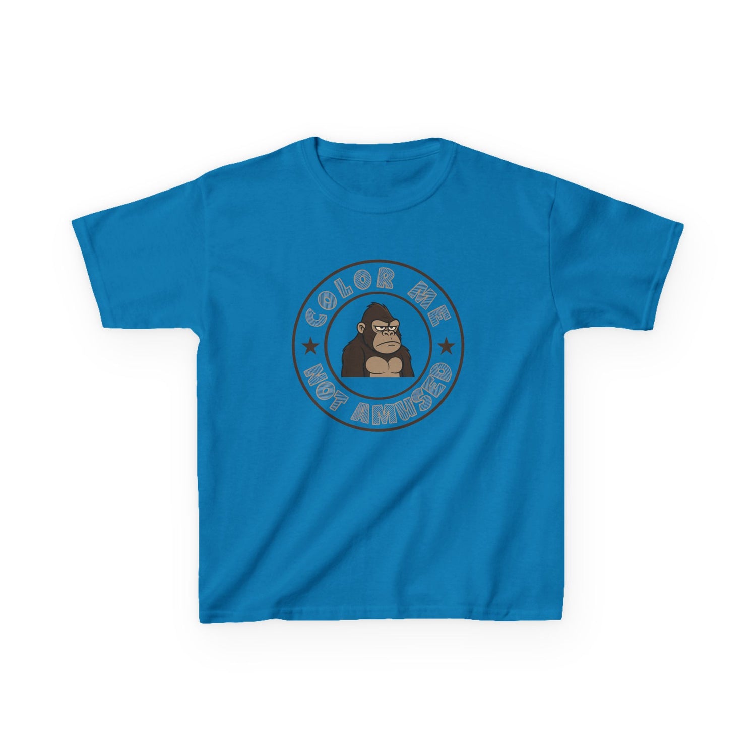 Kids Tee — Color Me Not Amused - Gorilla