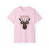 Deer Head Collector Cotton Hunting Tee - Pink