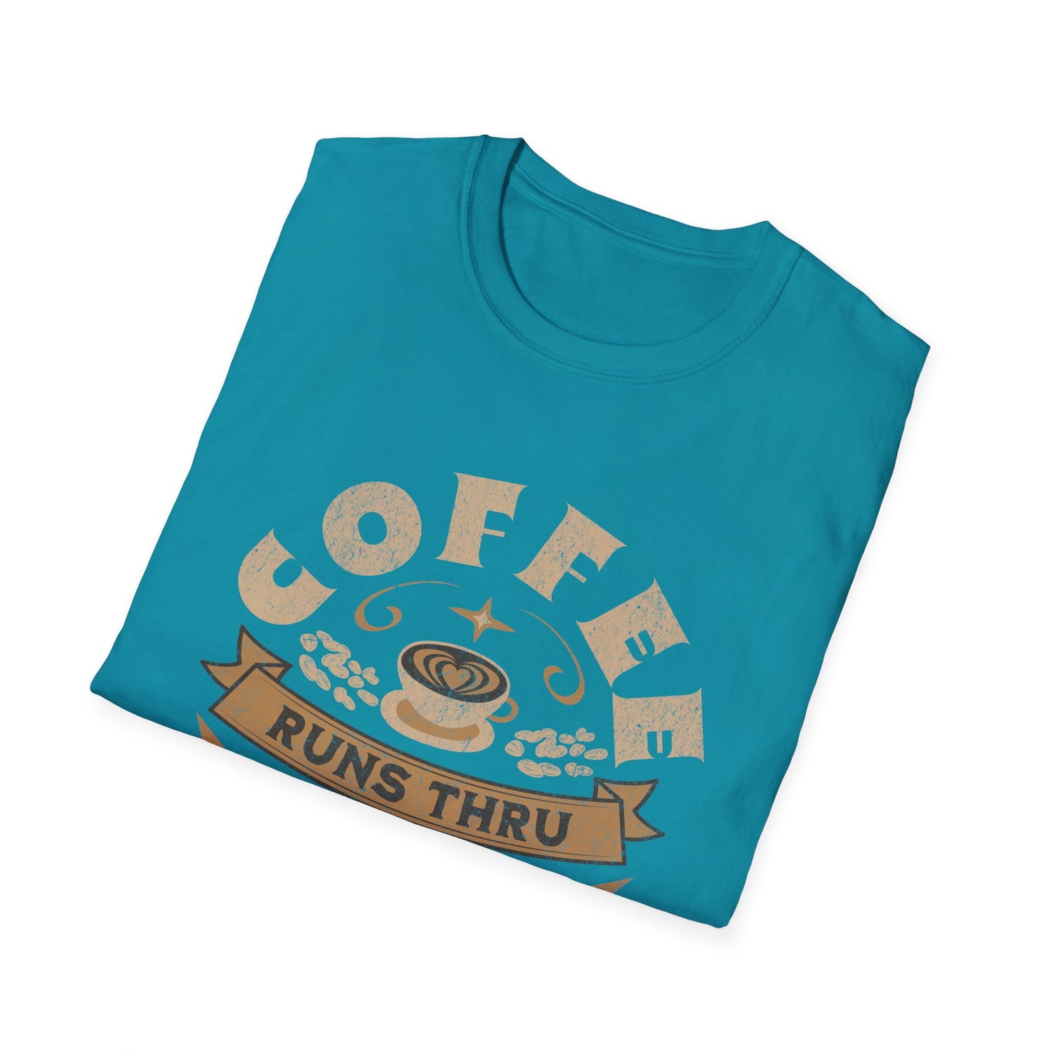 Coffee Runs Thru These Veins Unisex T-Shirt